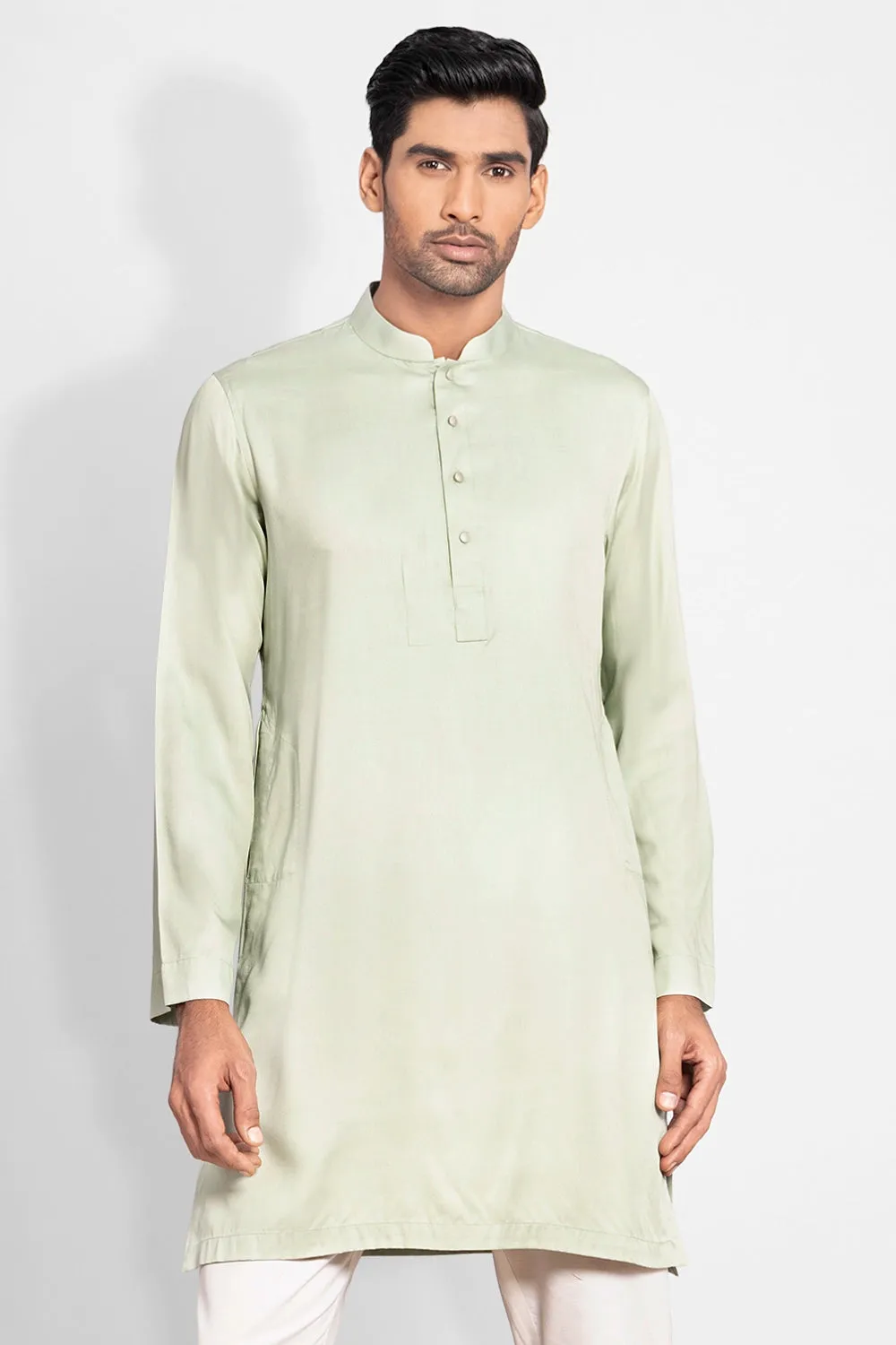 Cut & Sew Short Slim Fit Panjabi
