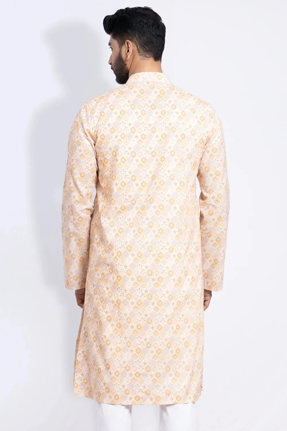 Cut & Sew Slim Fit Panjabi