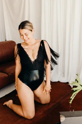Daphne Fringe Bodysuit