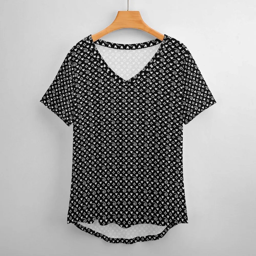 Designer Women's V-Neck T-Shirt
