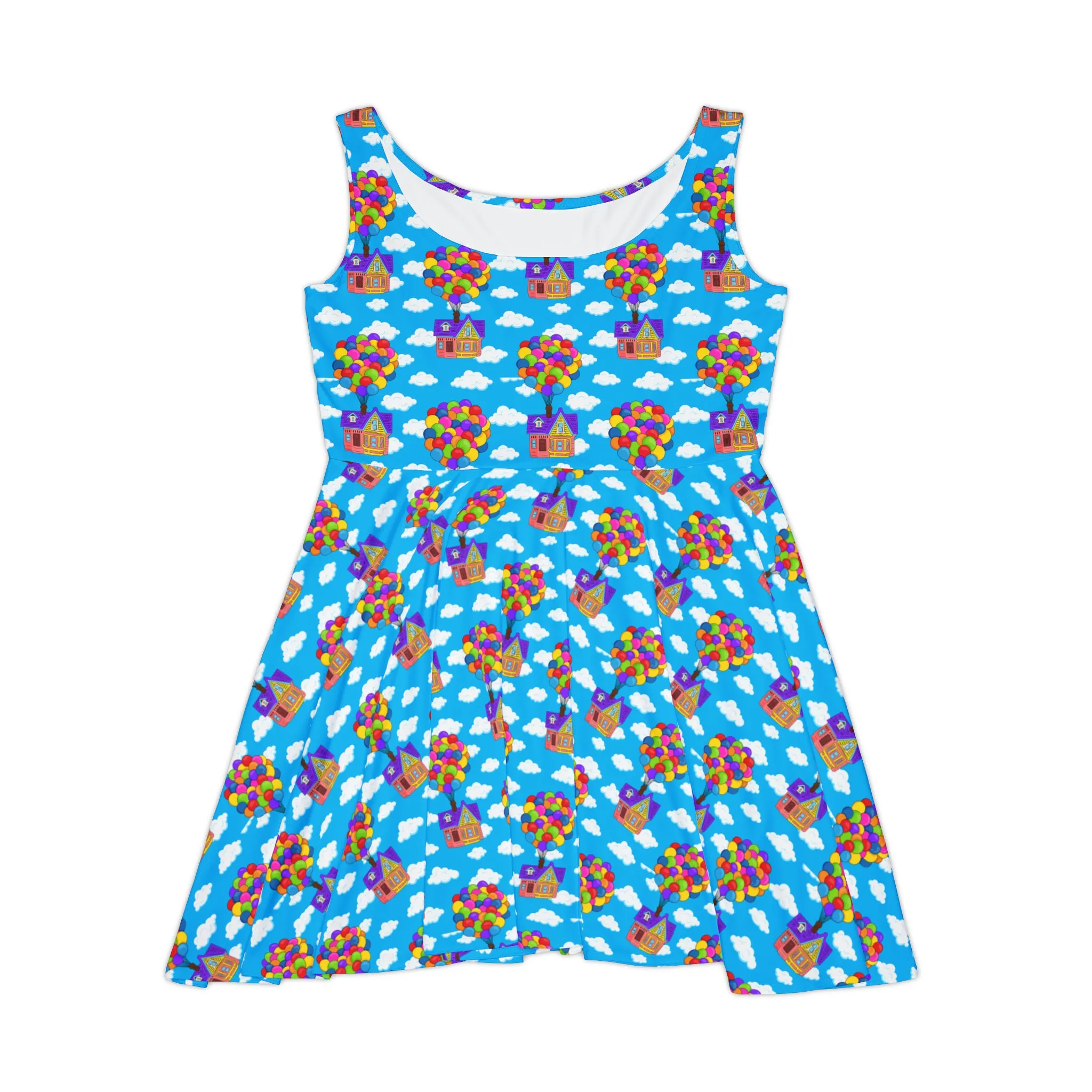Disney Up Floating House Women's Skater Dress