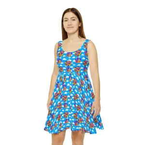 Disney Up Floating House Women's Skater Dress
