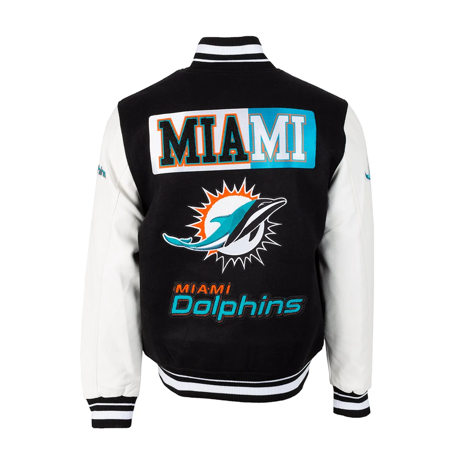 Dolphins Split Logo Varsity Jacket  - Mens