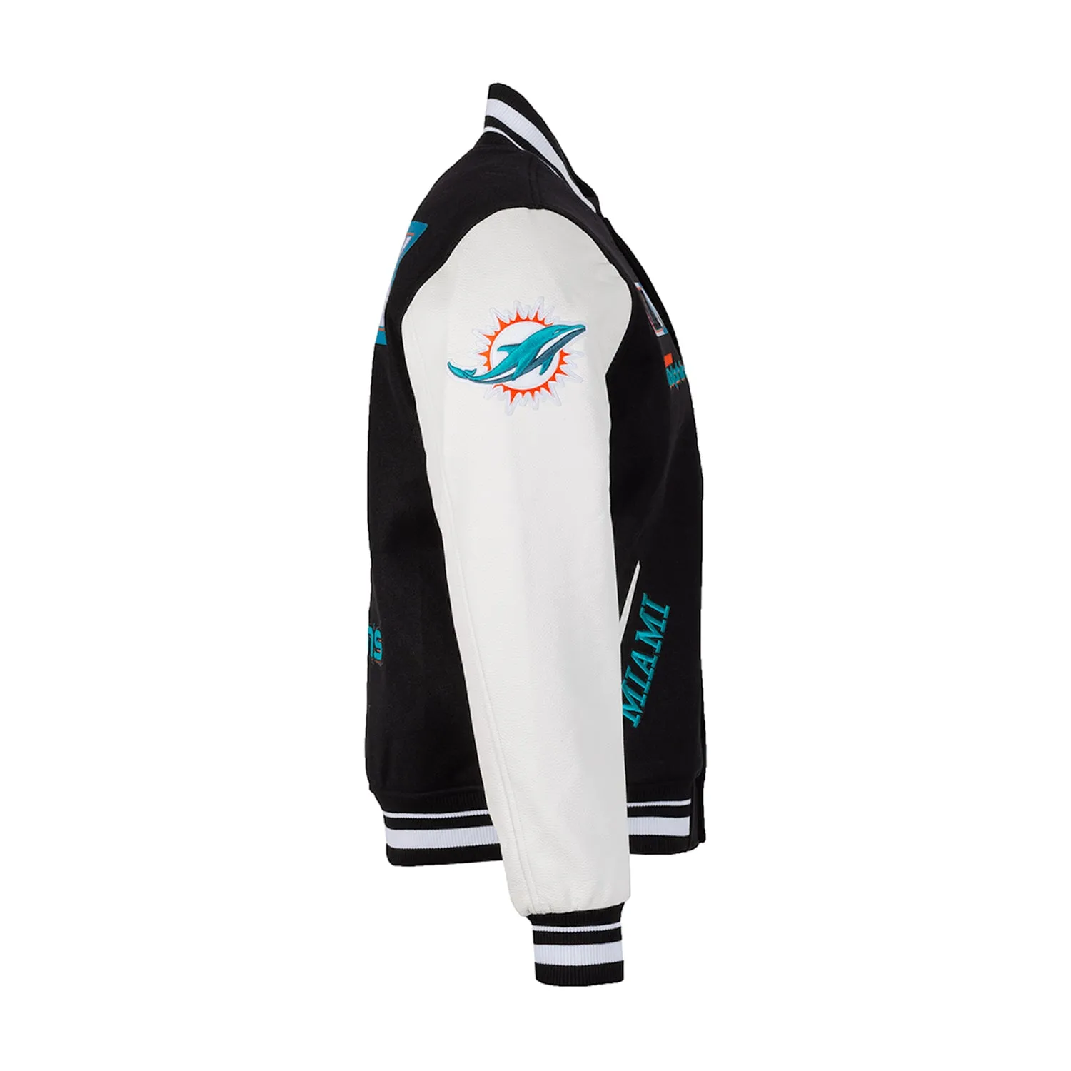 Dolphins Split Logo Varsity Jacket  - Mens