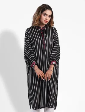Drop Shoulder Stripe Kurti