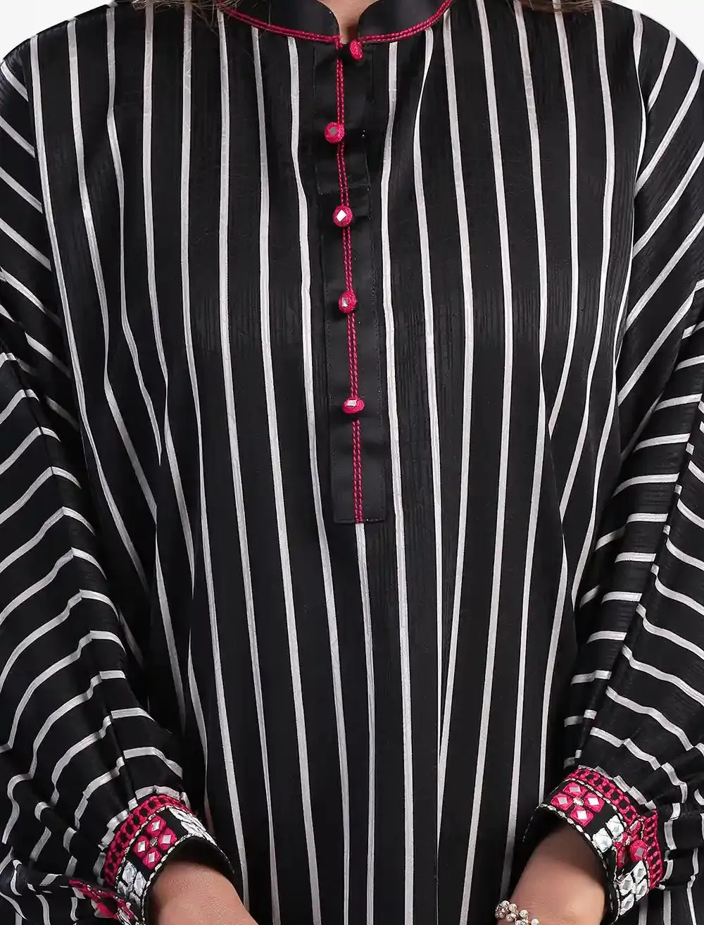 Drop Shoulder Stripe Kurti