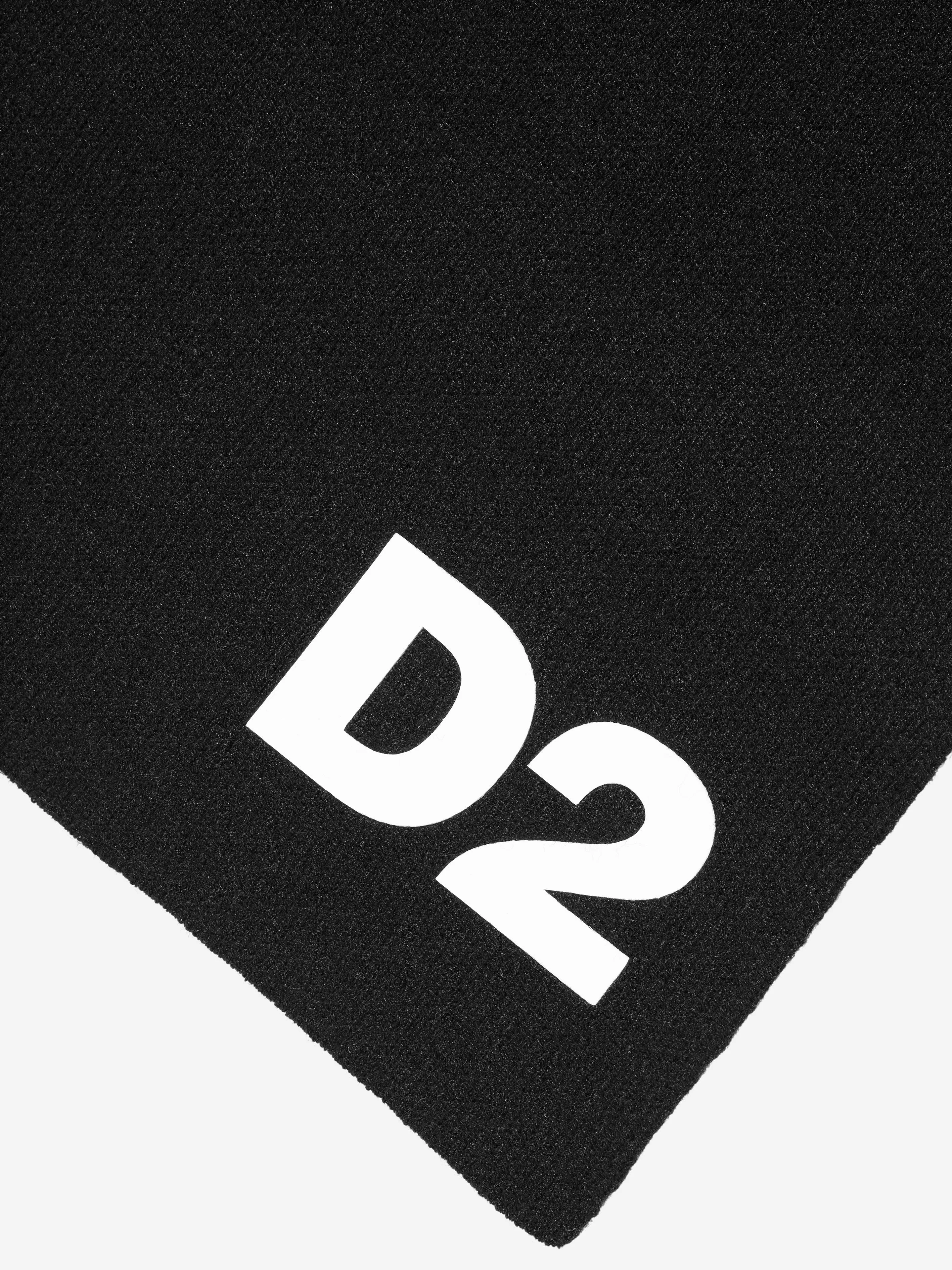 Dsquared2 Kids Wool Logo Scarf