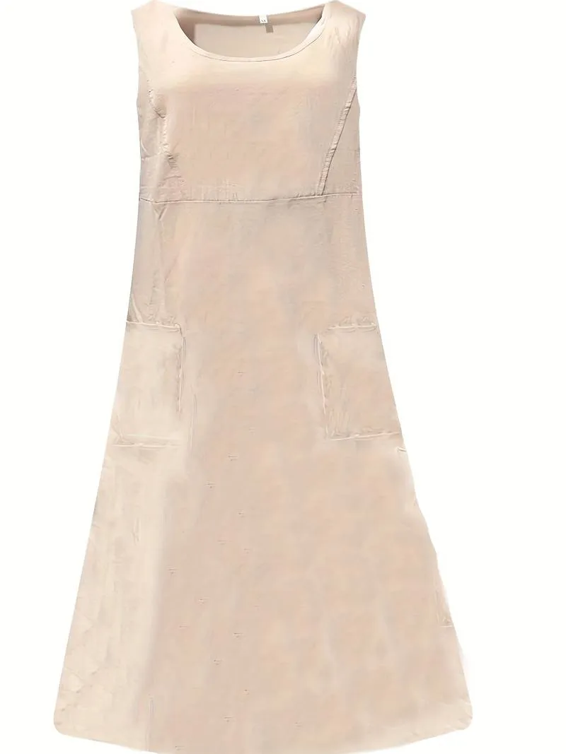 Eden - Pocket Front Solid Dress