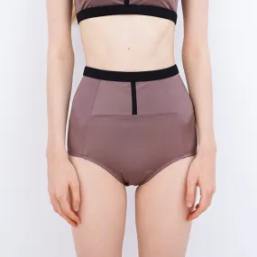 Essential High-Waist Bottom - MAUVE