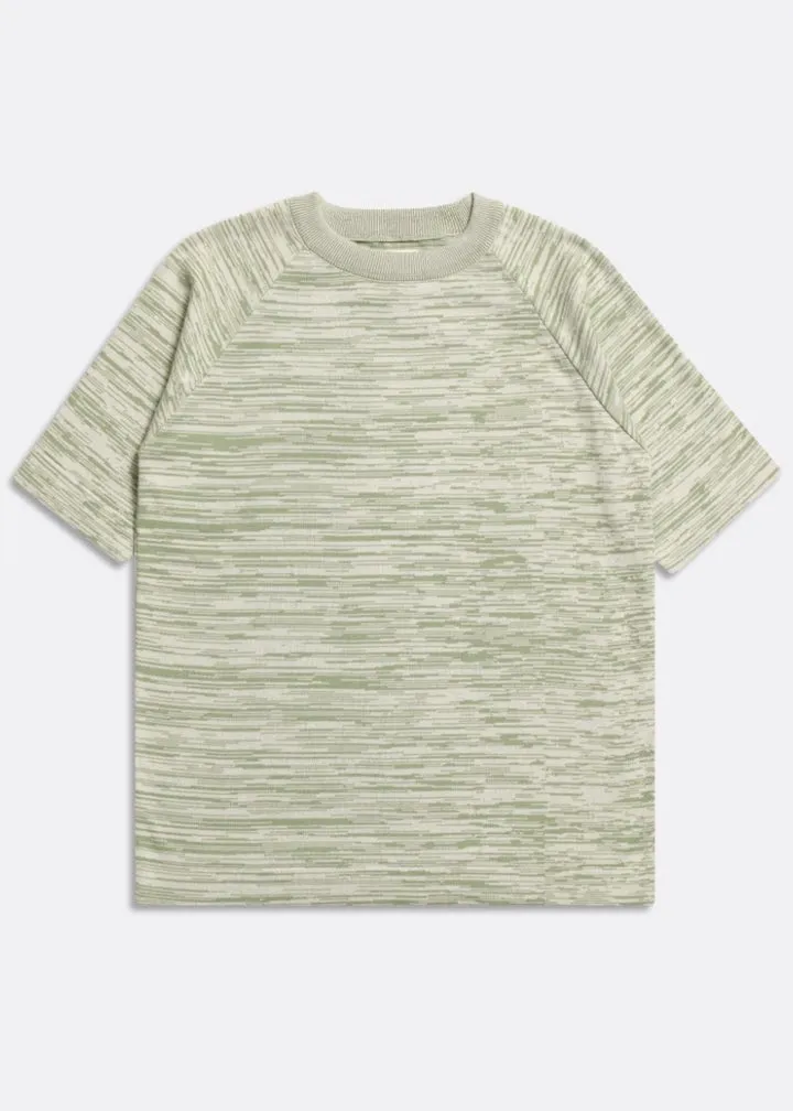 Far Afield Newport Knitted Top Twisted Yarn Turf Green