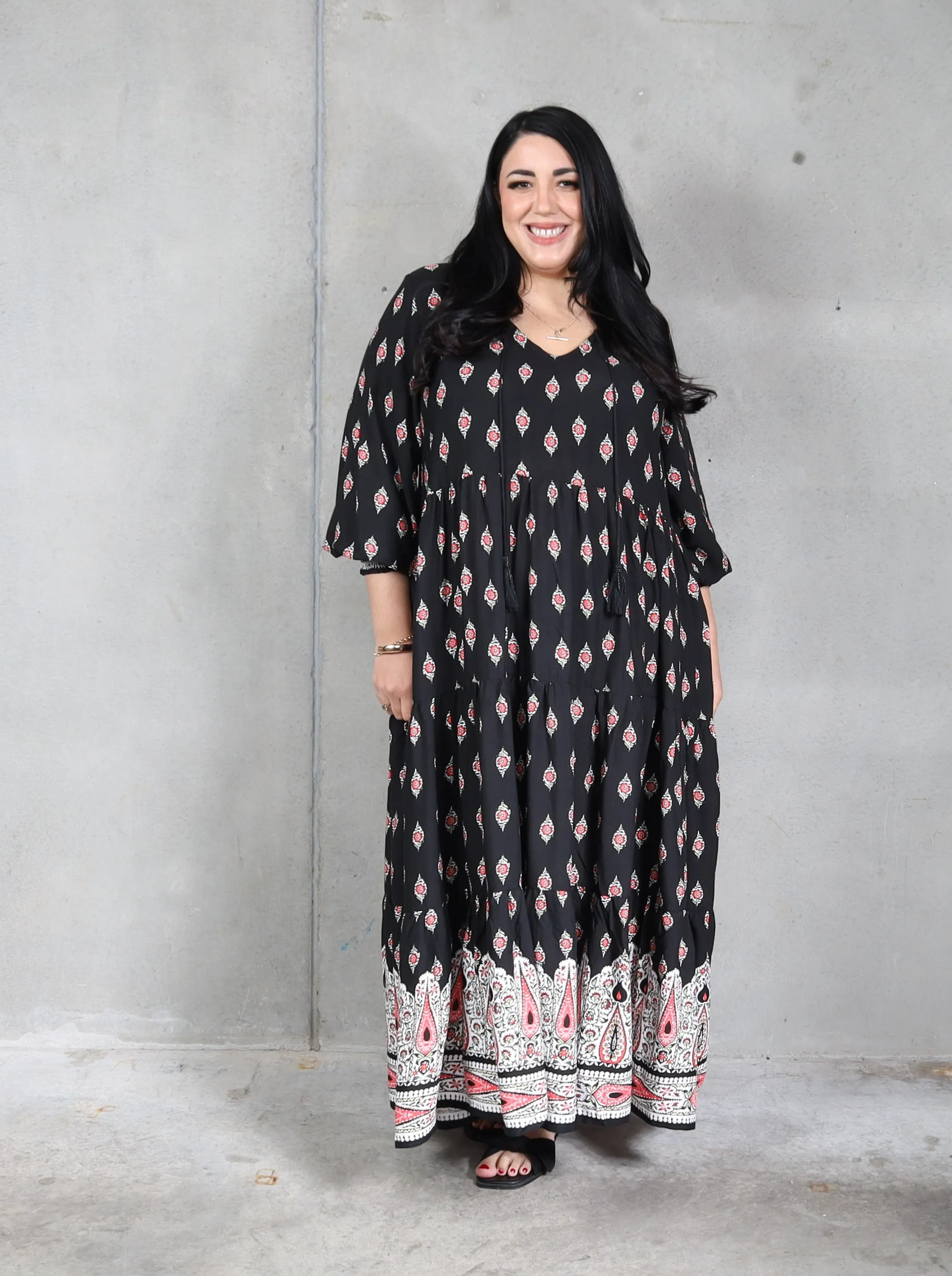 Florence Dress Long Sleeve  -  Taj