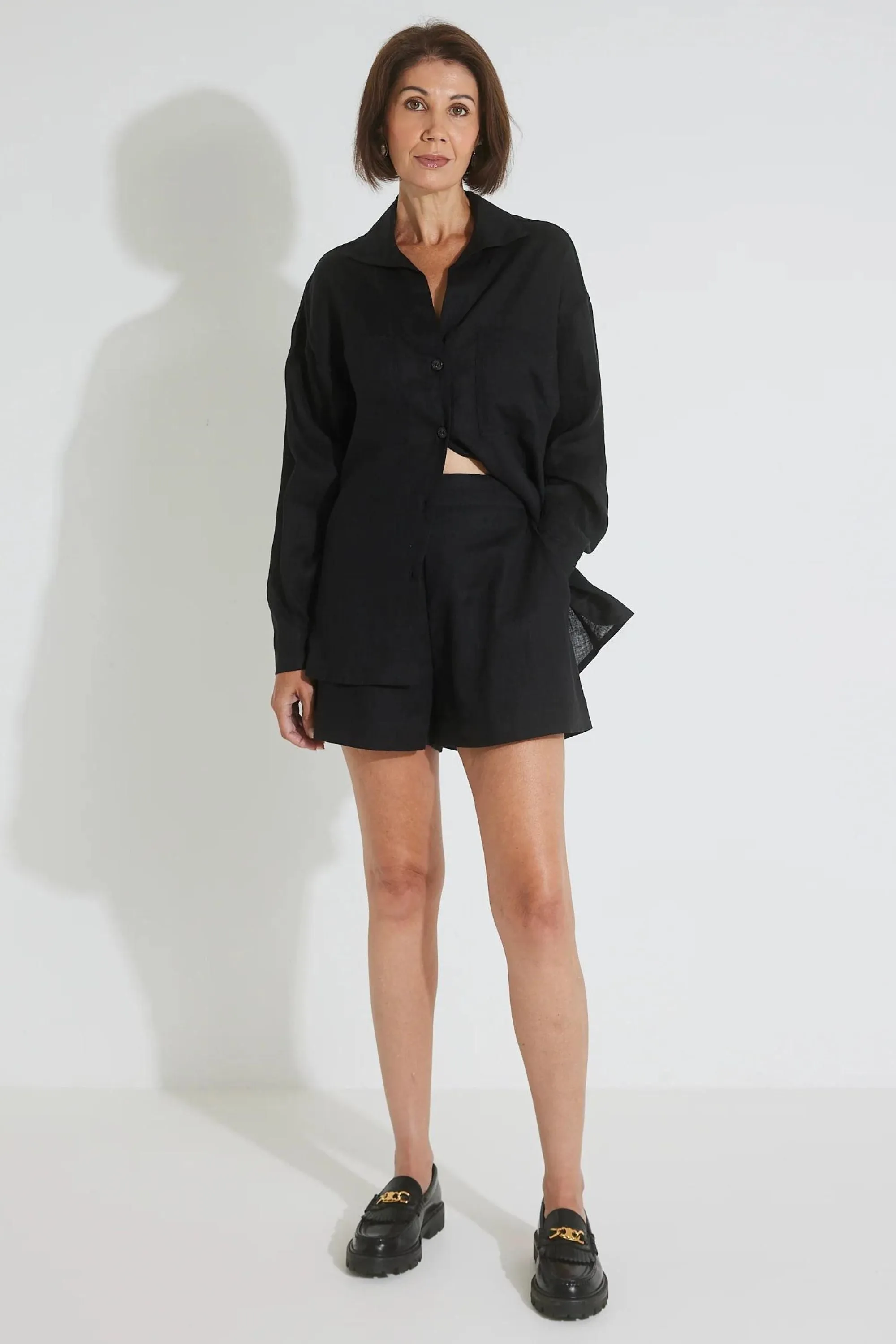 FRANCESCA LINEN SHIRT - SF-SIG-TP002