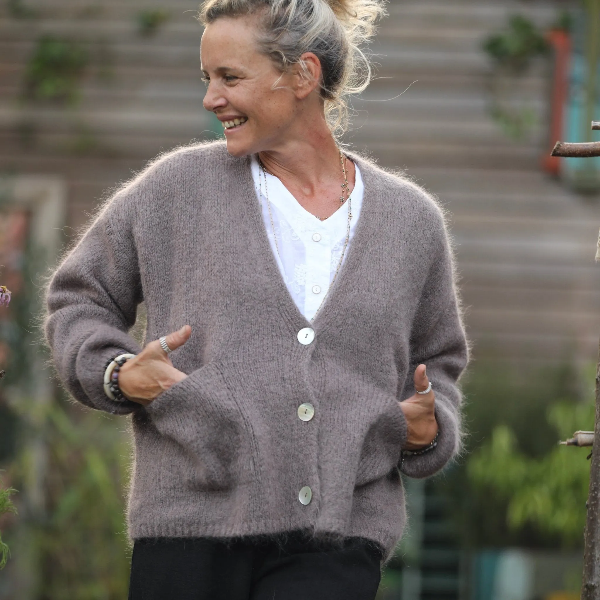 Gilet Eve Moka