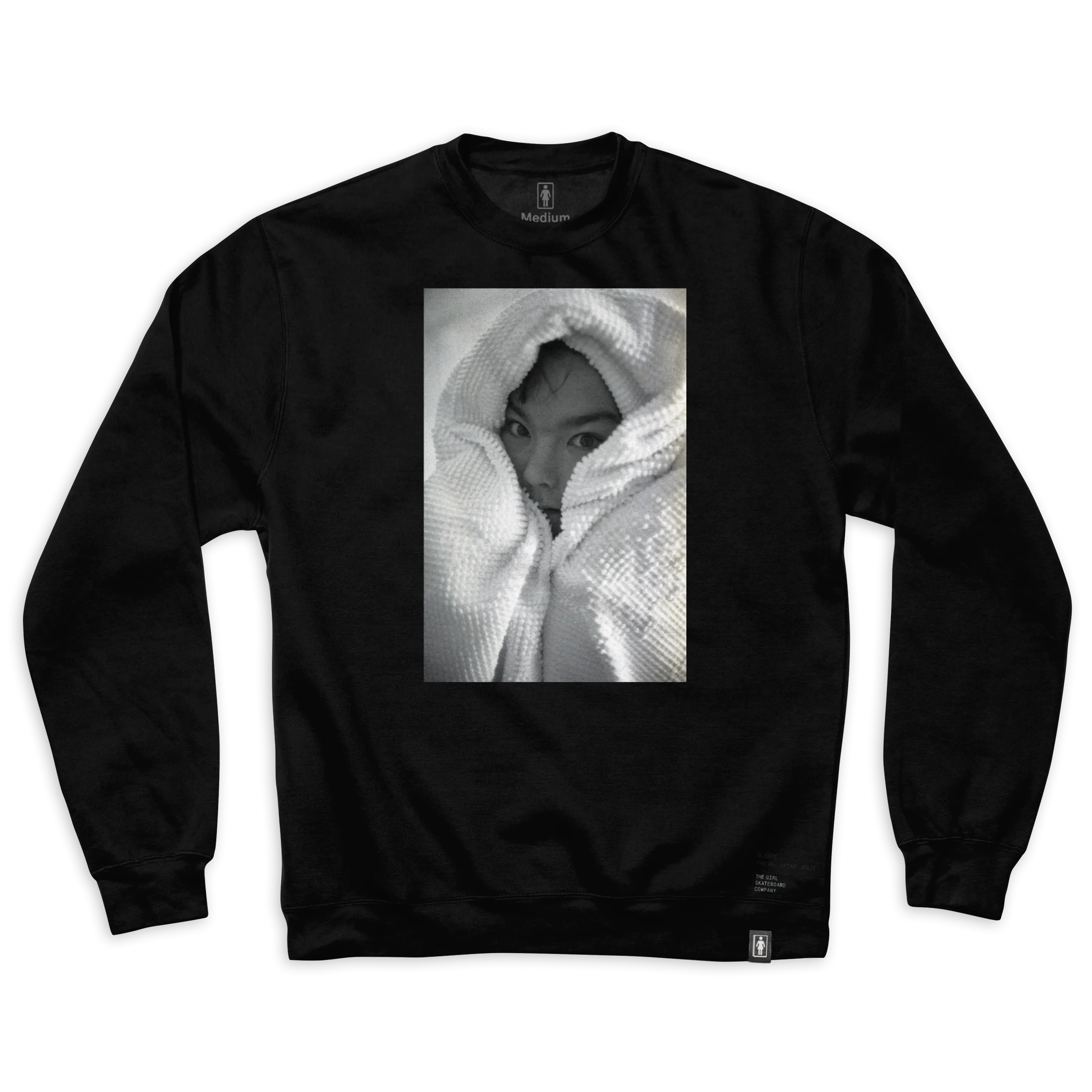 Girl Shot by Spike Bjork Crew Black
