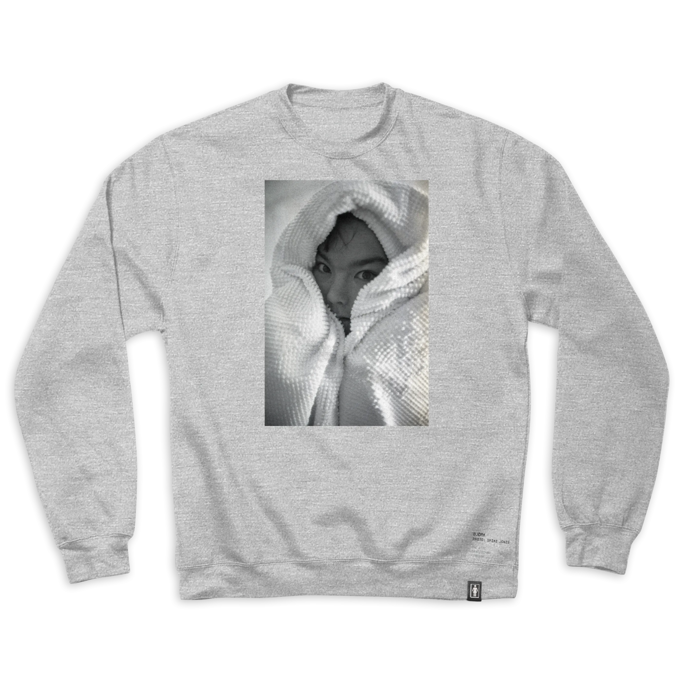 Girl Shot by Spike Bjork Crew Heather Grey