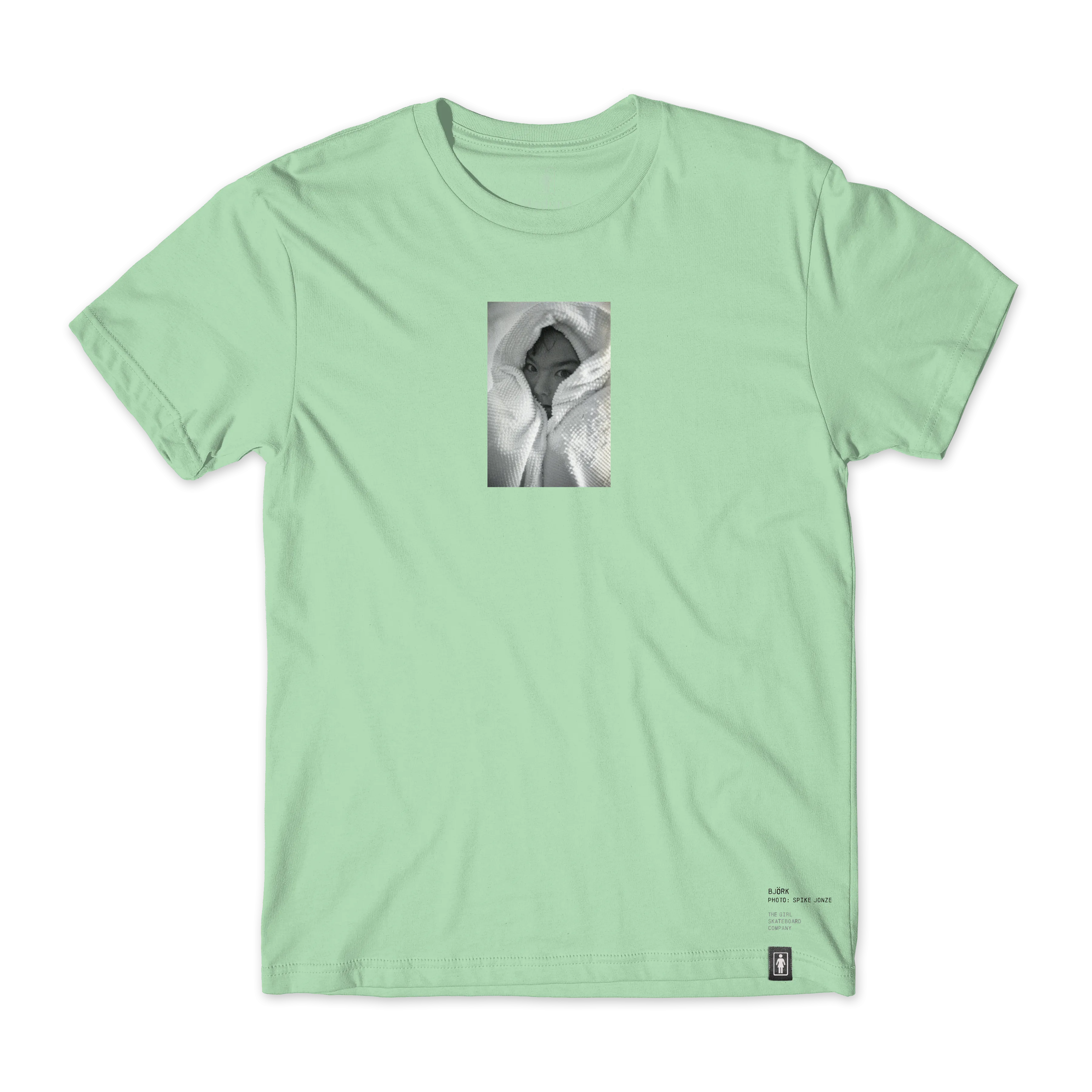 Girl Shot by Spike Bjork Tee Mint