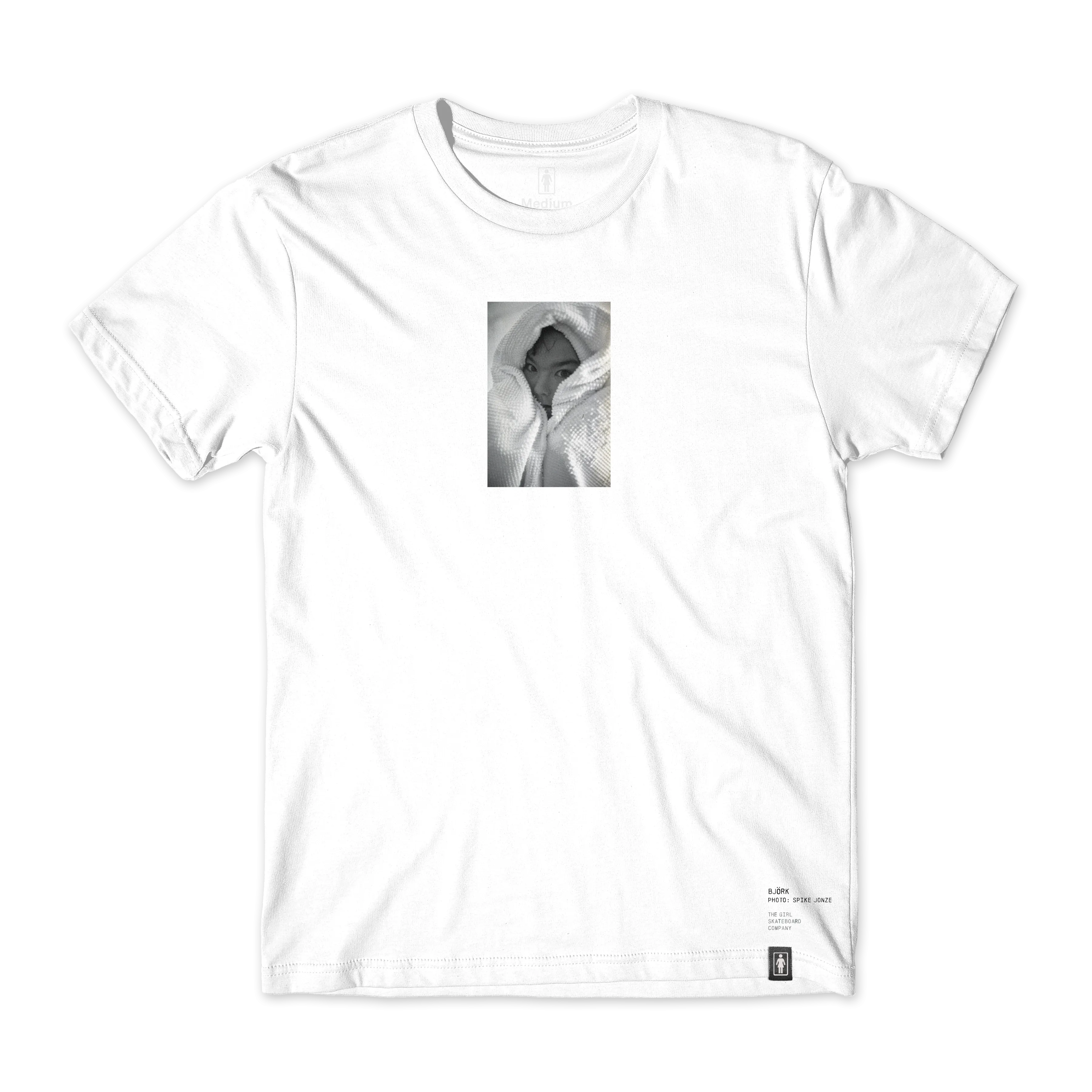 Girl Shot by Spike Bjork Tee White