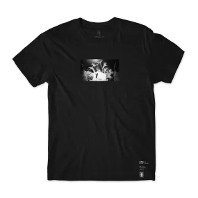 Girl Shot by Spike Karen O Tee Black