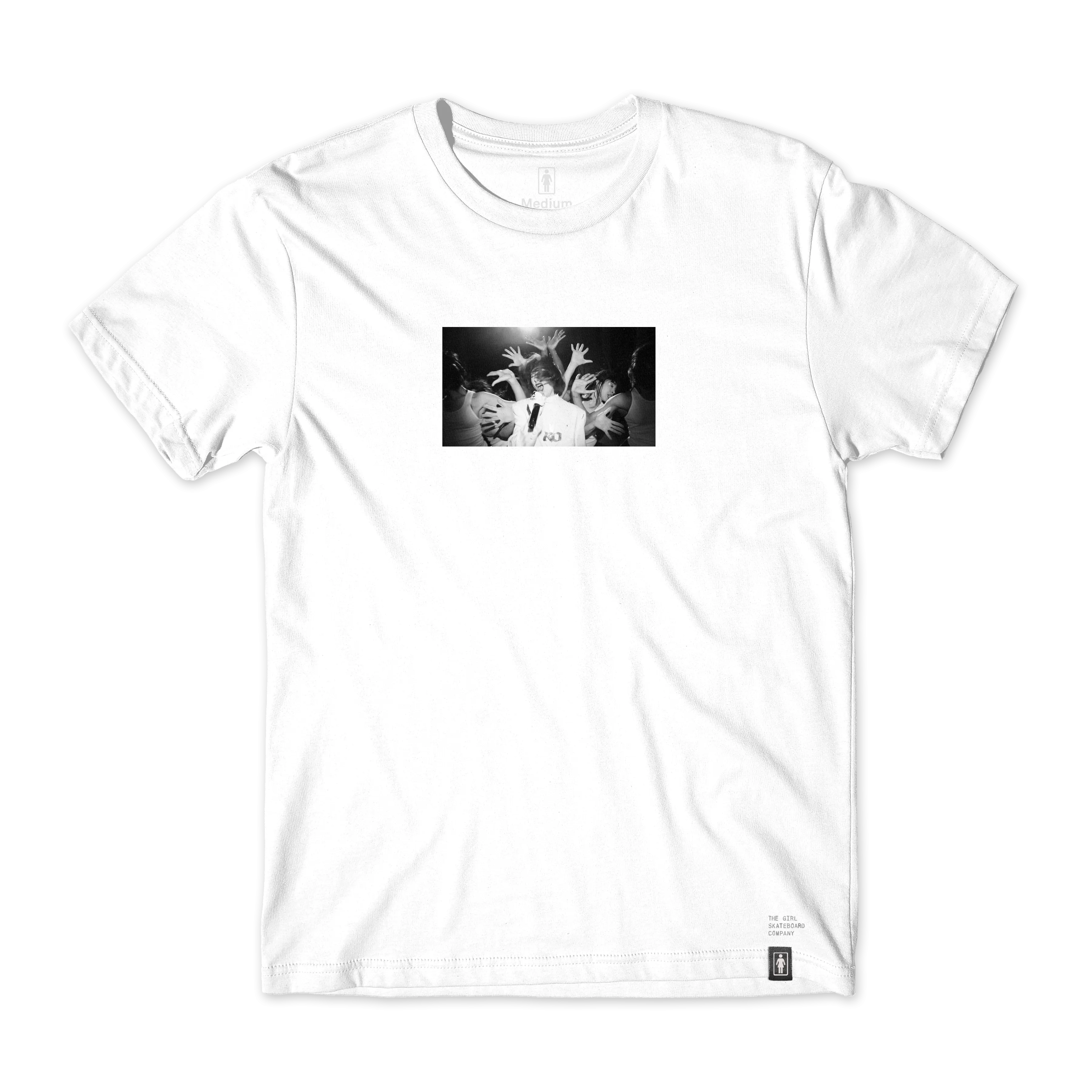 Girl Shot by Spike Karen O Tee White
