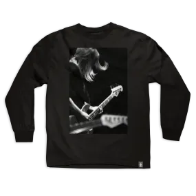 Girl Shot by Spike Kim Gordon LS Tee Black