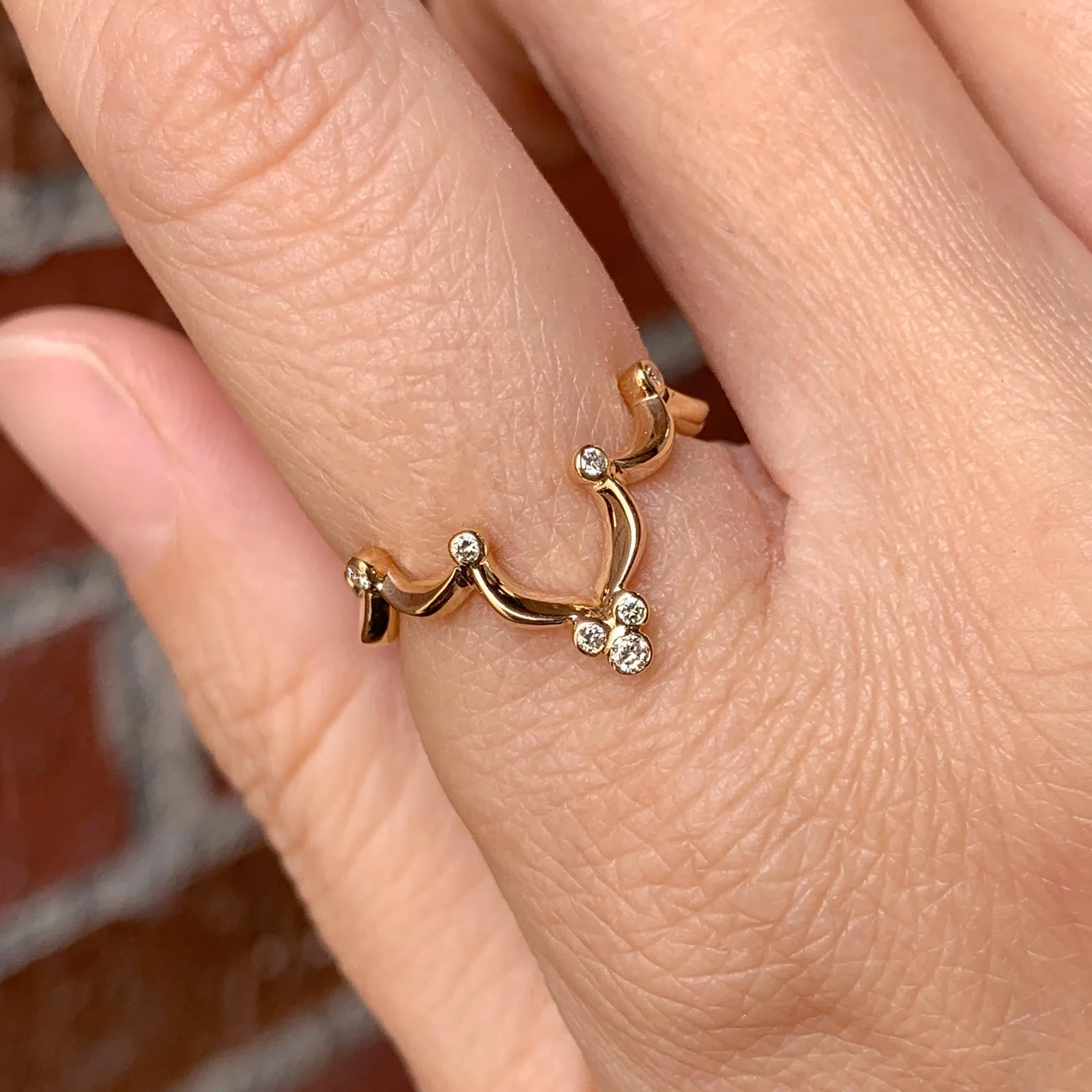 graceline　gilet ring /スタッキングジレリング