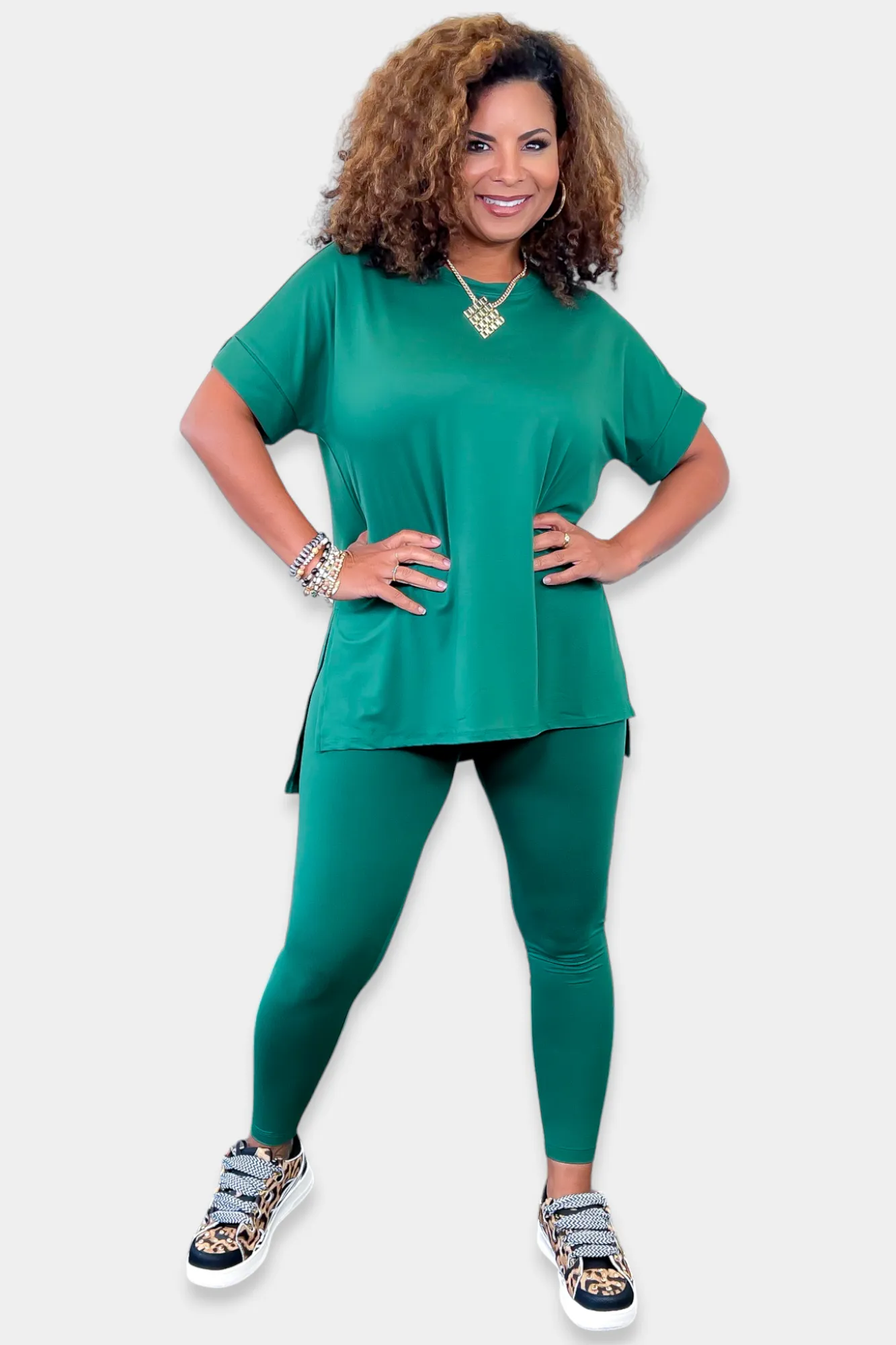 Green Buttery Loungewear Set