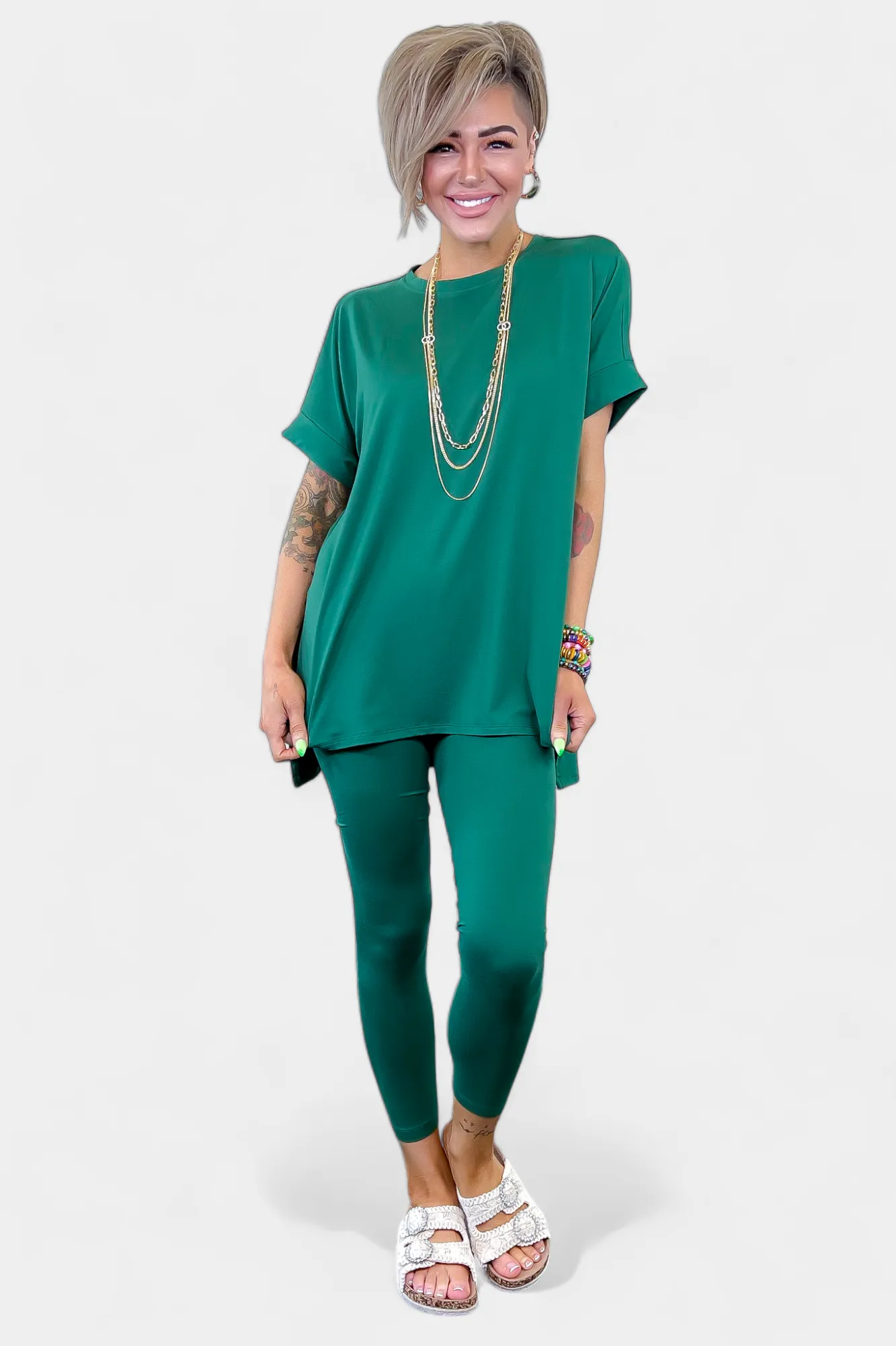 Green Buttery Loungewear Set