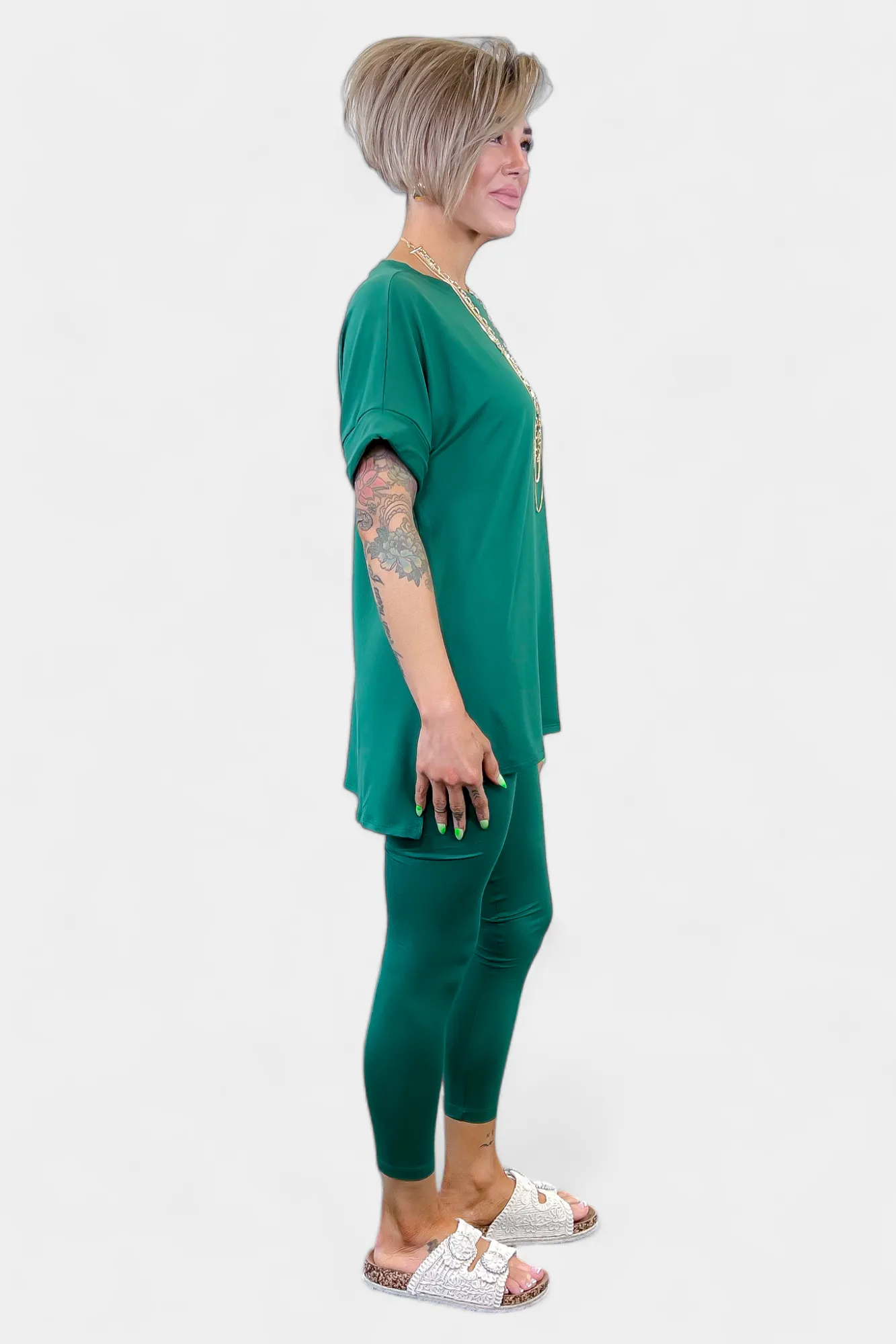Green Buttery Loungewear Set