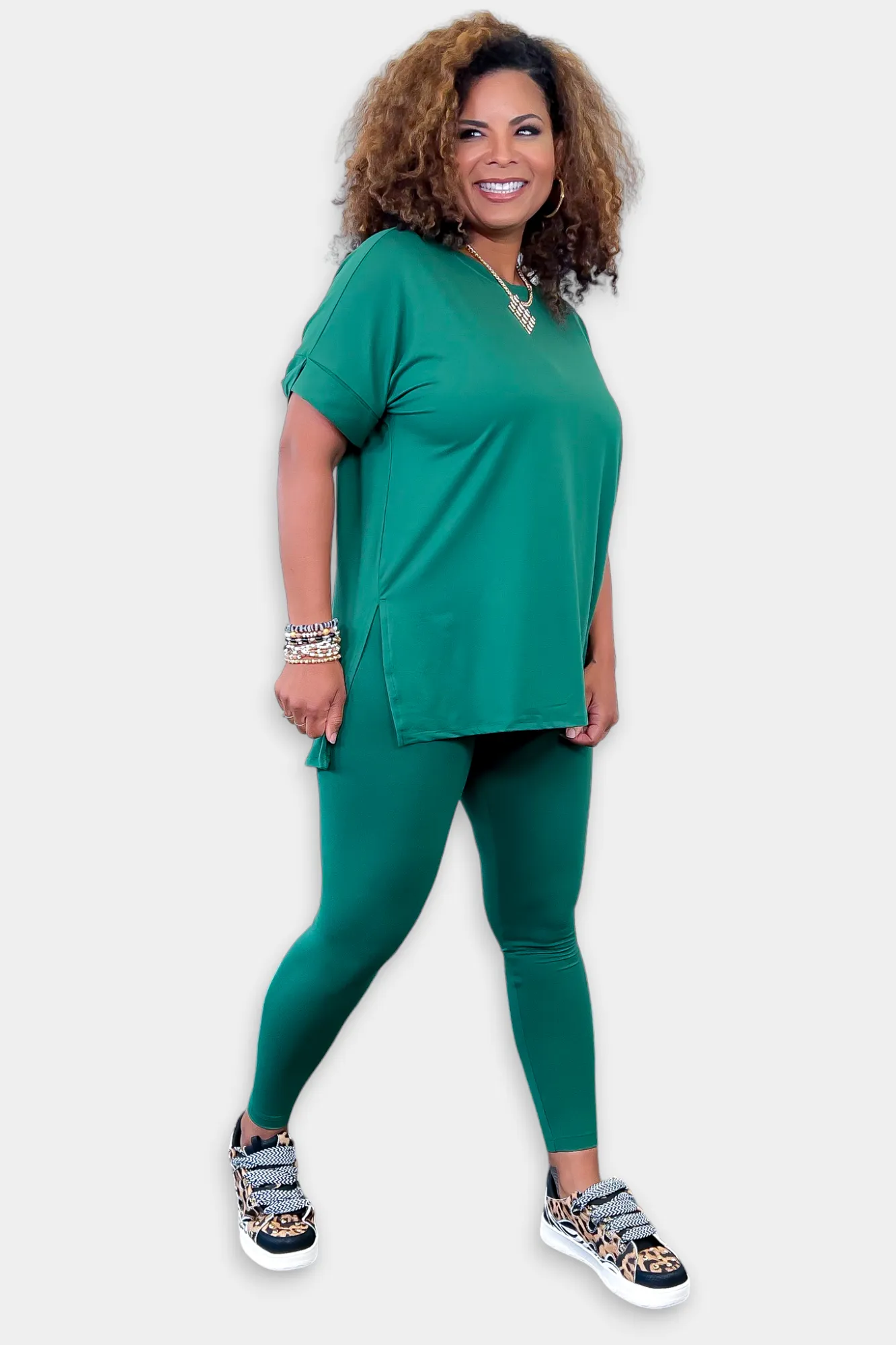 Green Buttery Loungewear Set