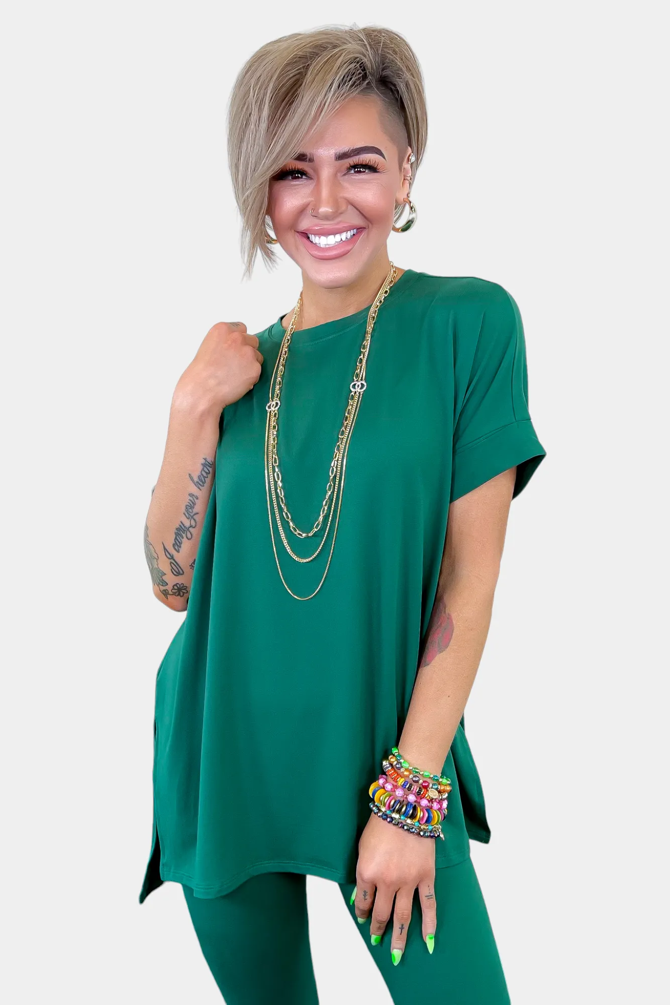 Green Buttery Loungewear Set