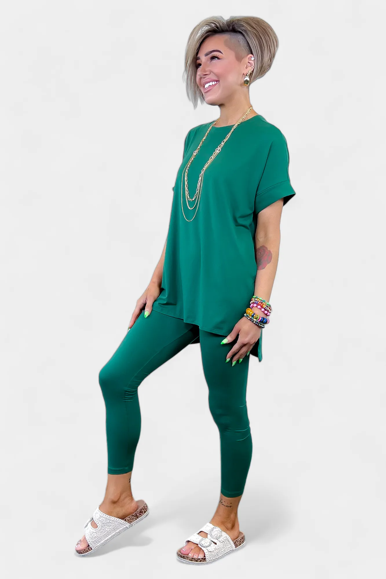 Green Buttery Loungewear Set