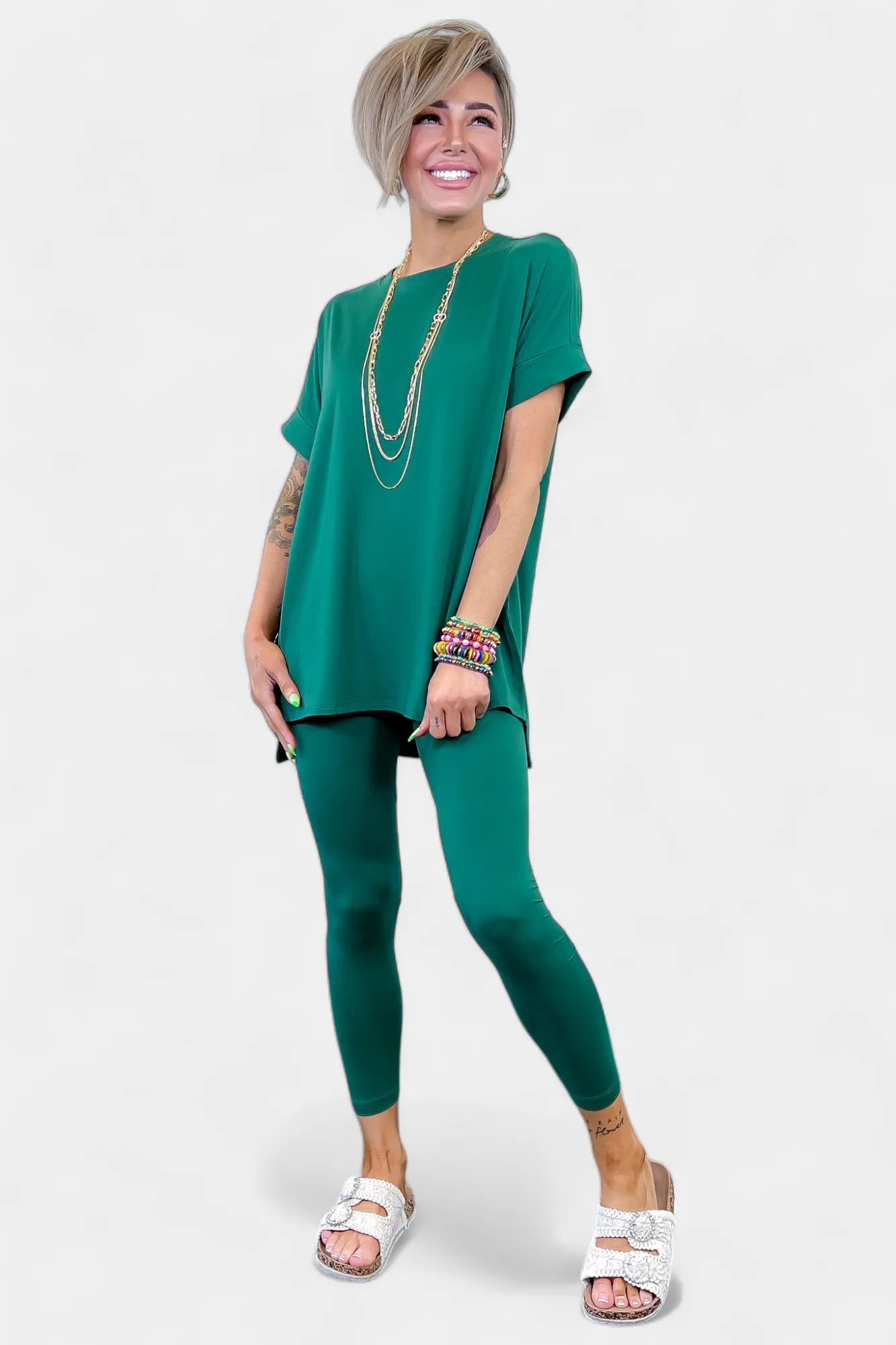 Green Buttery Loungewear Set