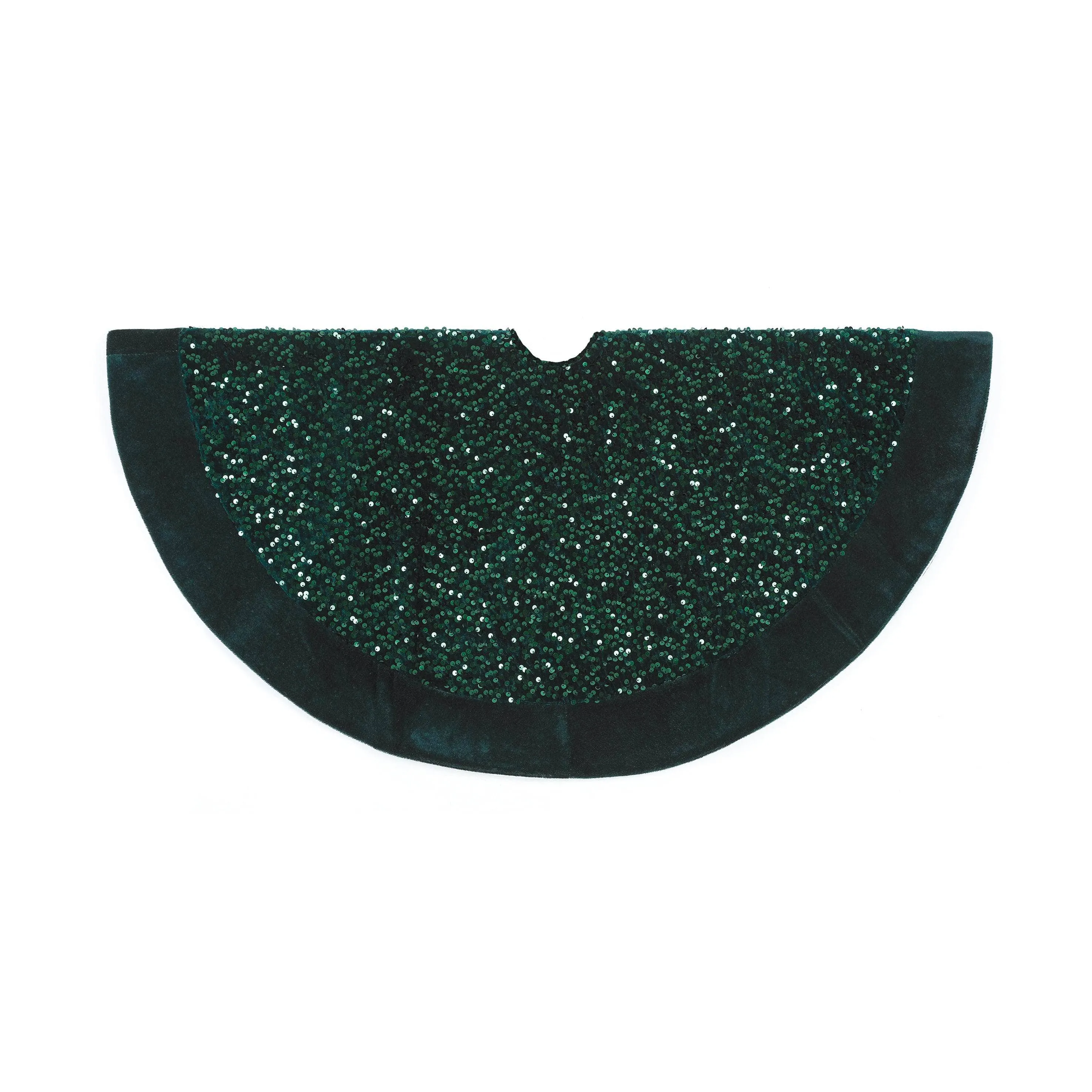 Green Sequin Tree Skirt - 90cm