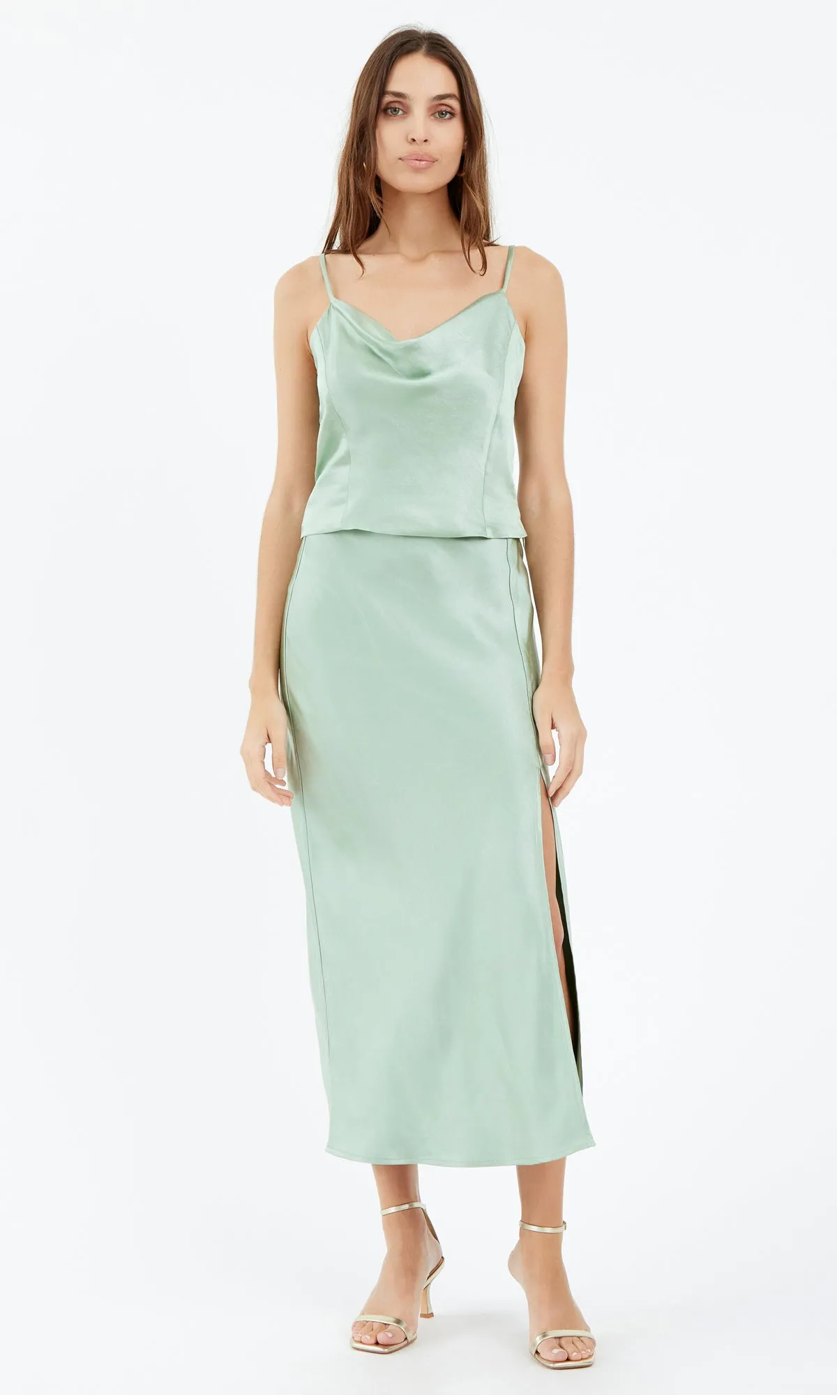 Hayek Slit Maxi Skirt