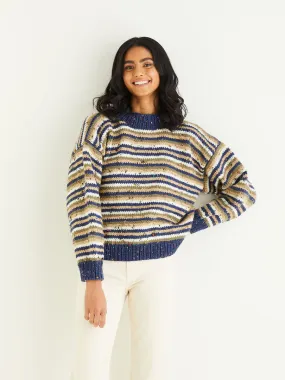 Hayfield - Sweater in Bonus Chunky Tweed - Knitting Pattern 10343