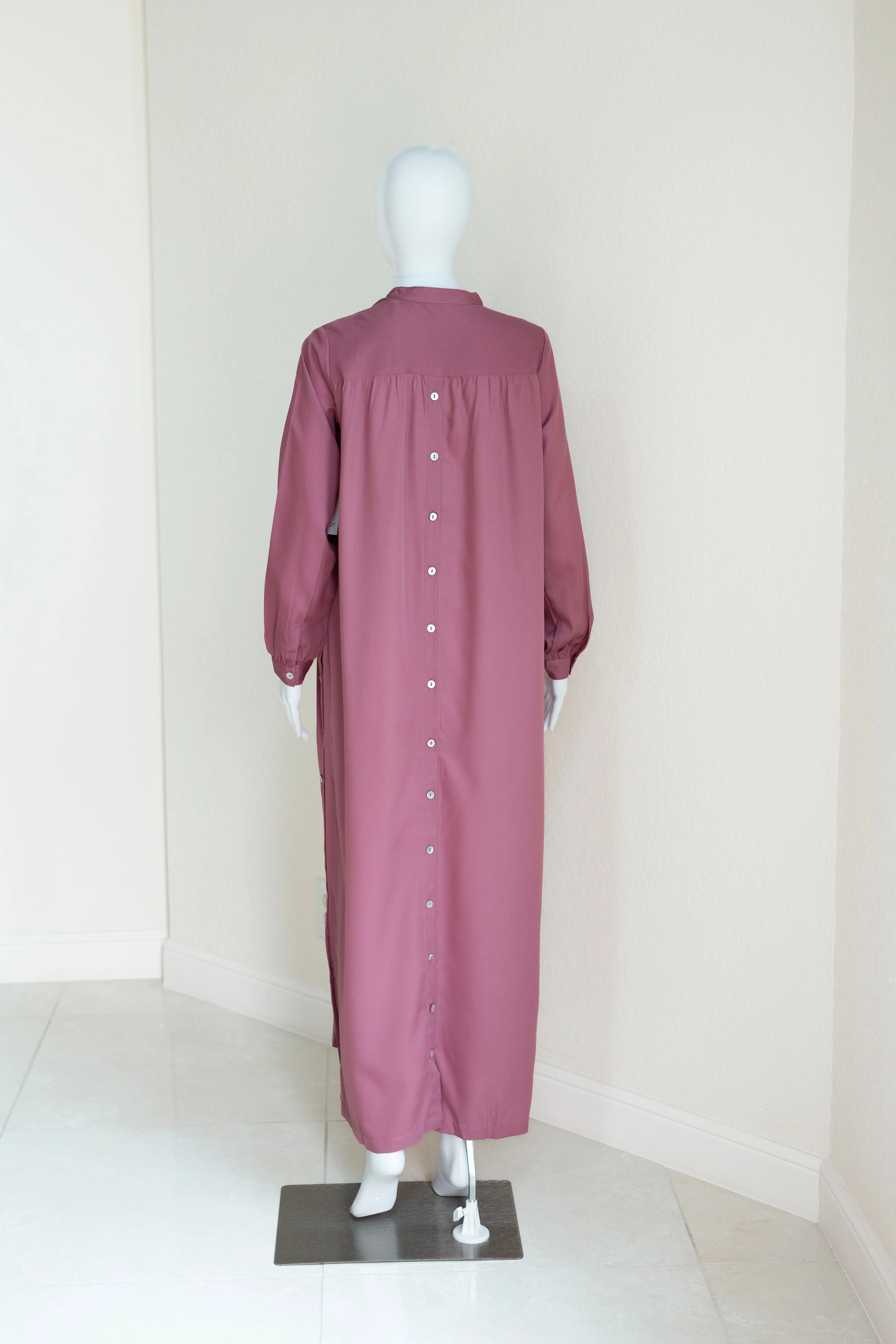 Hiro (Maxi) - Purple Mauve Crepe