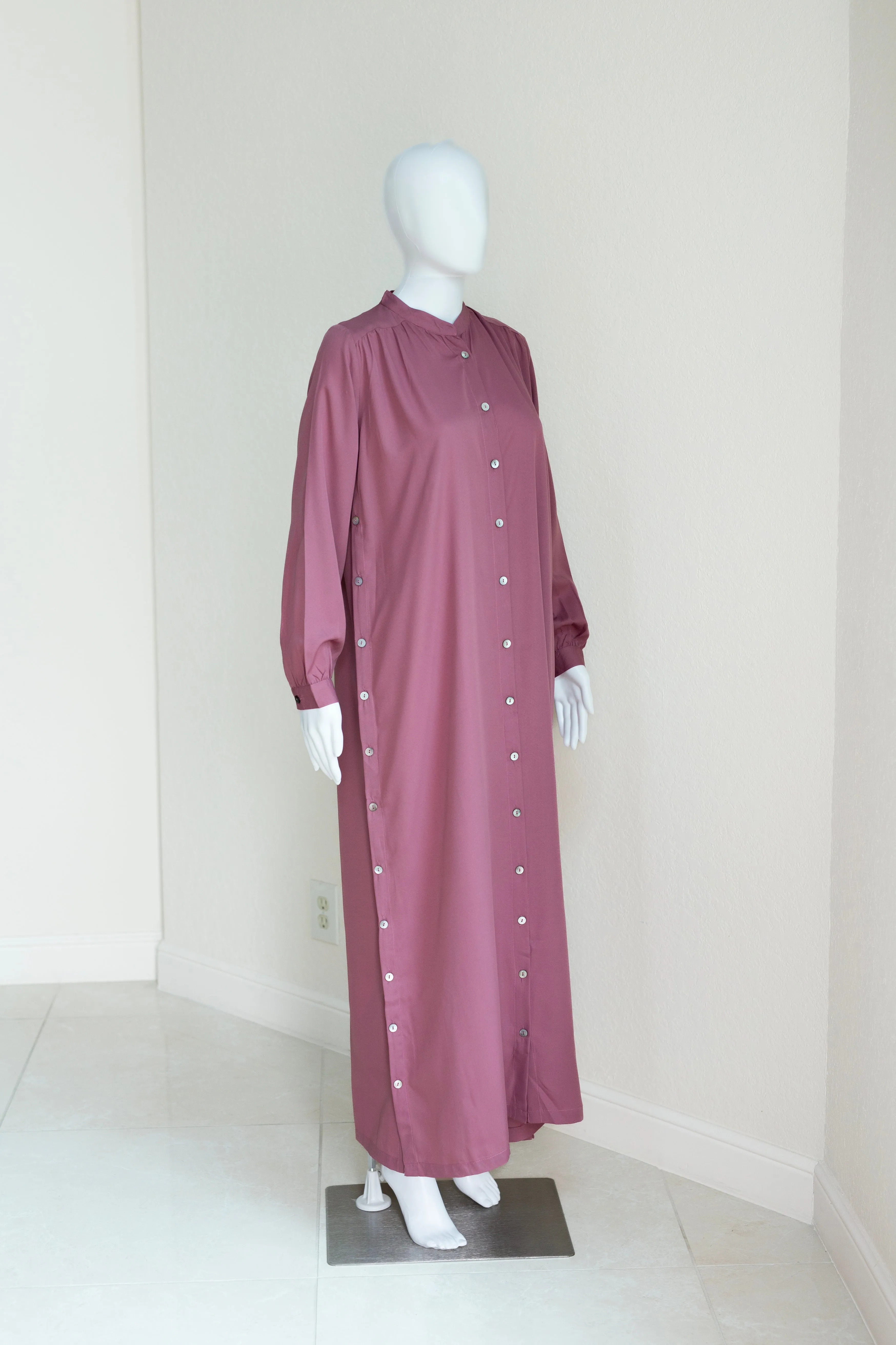Hiro (Maxi) - Purple Mauve Crepe