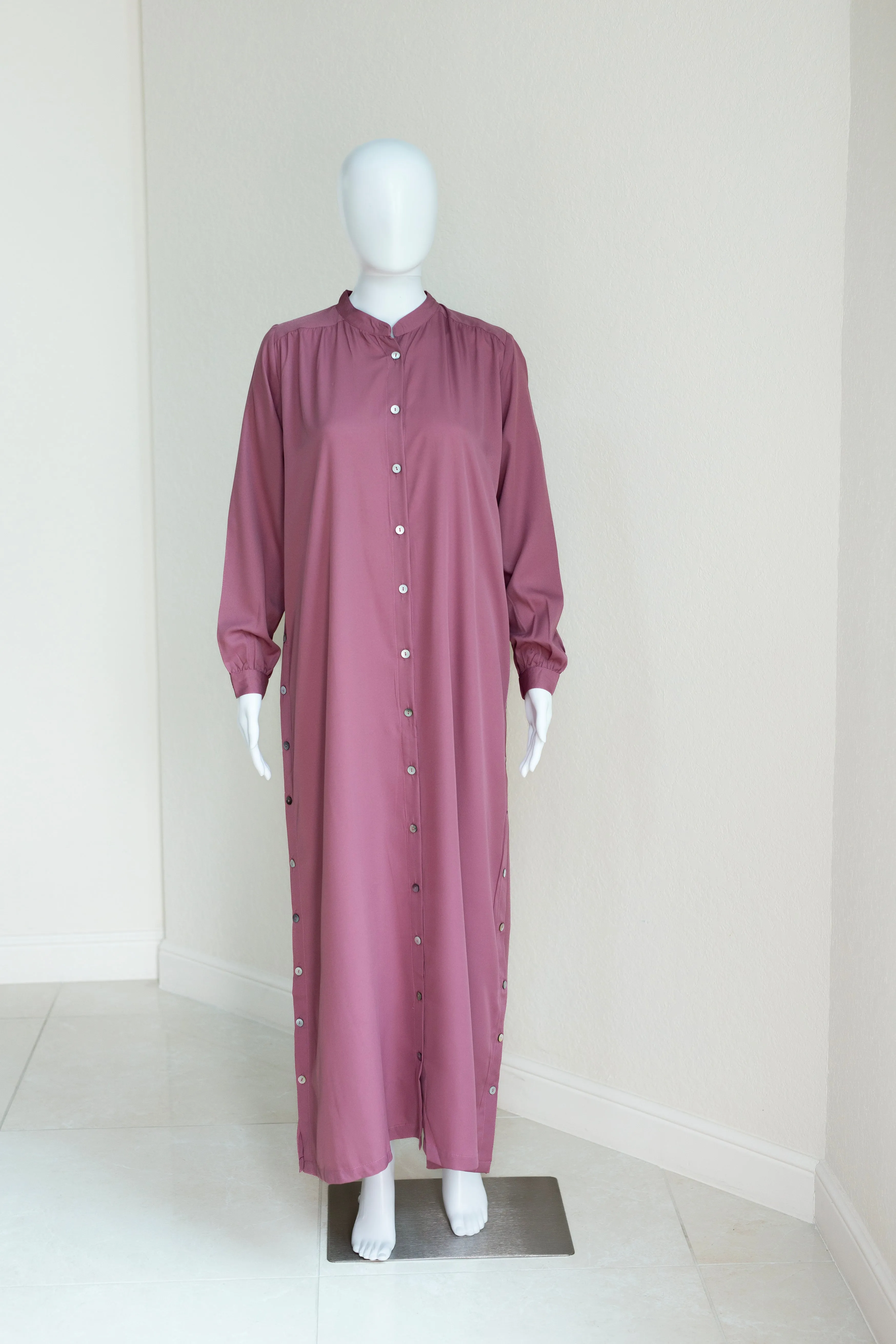 Hiro (Maxi) - Purple Mauve Crepe