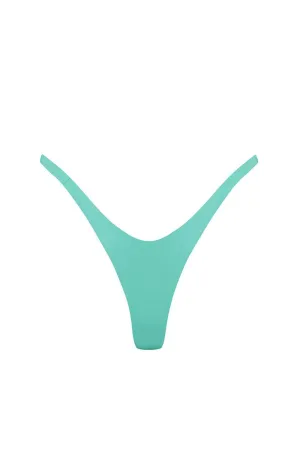 Jade Green Latex G-String