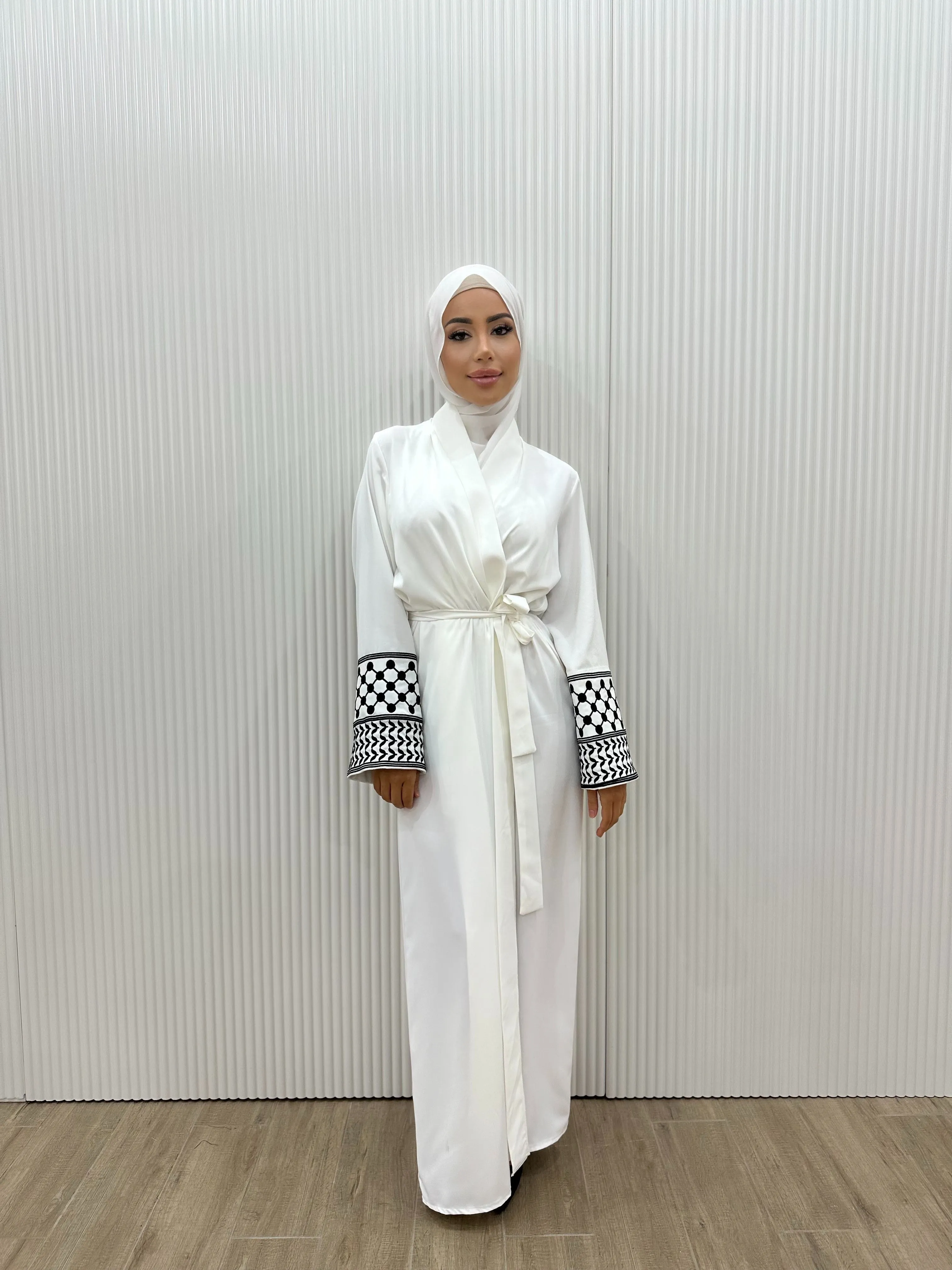 KEFFIYEH SLEEVE ABAYA