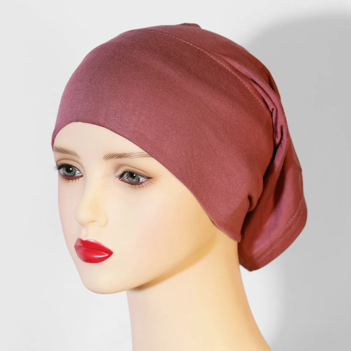 KGN-01 Base cap, no pilling, no fading, pure cotton headscarf for women, elastic and breathable plain hijab  instant hijab