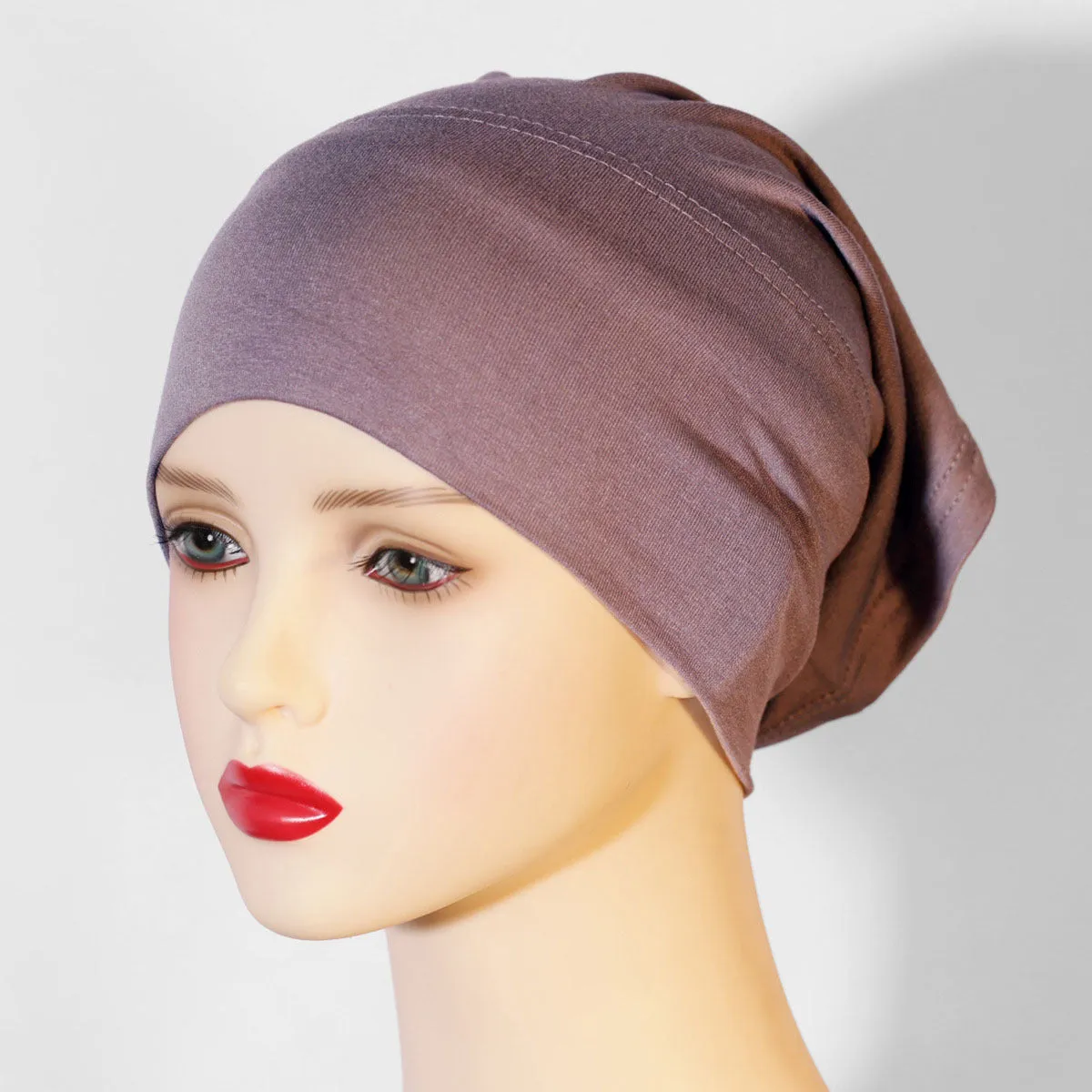 KGN-01 Base cap, no pilling, no fading, pure cotton headscarf for women, elastic and breathable plain hijab  instant hijab