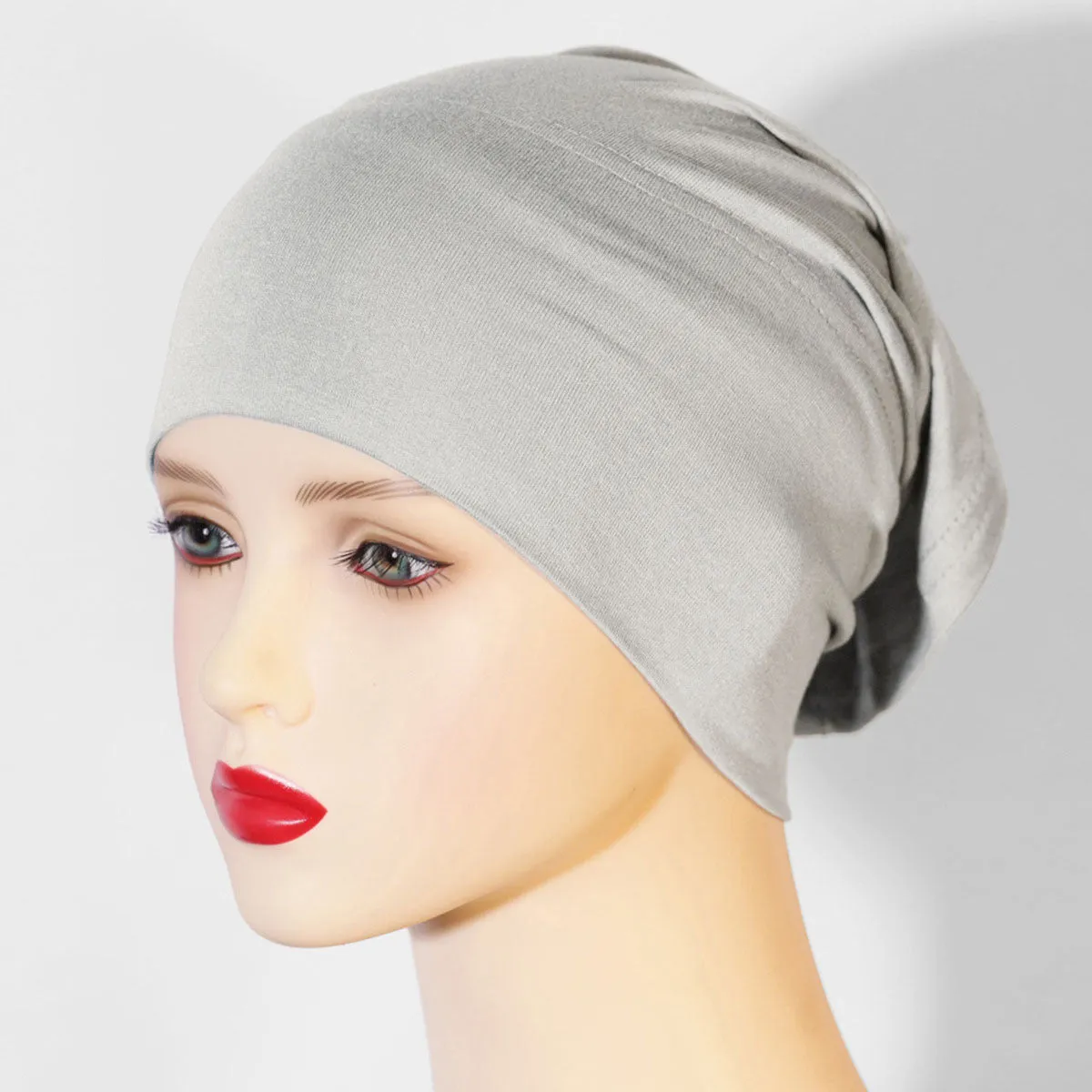 KGN-01 Base cap, no pilling, no fading, pure cotton headscarf for women, elastic and breathable plain hijab  instant hijab