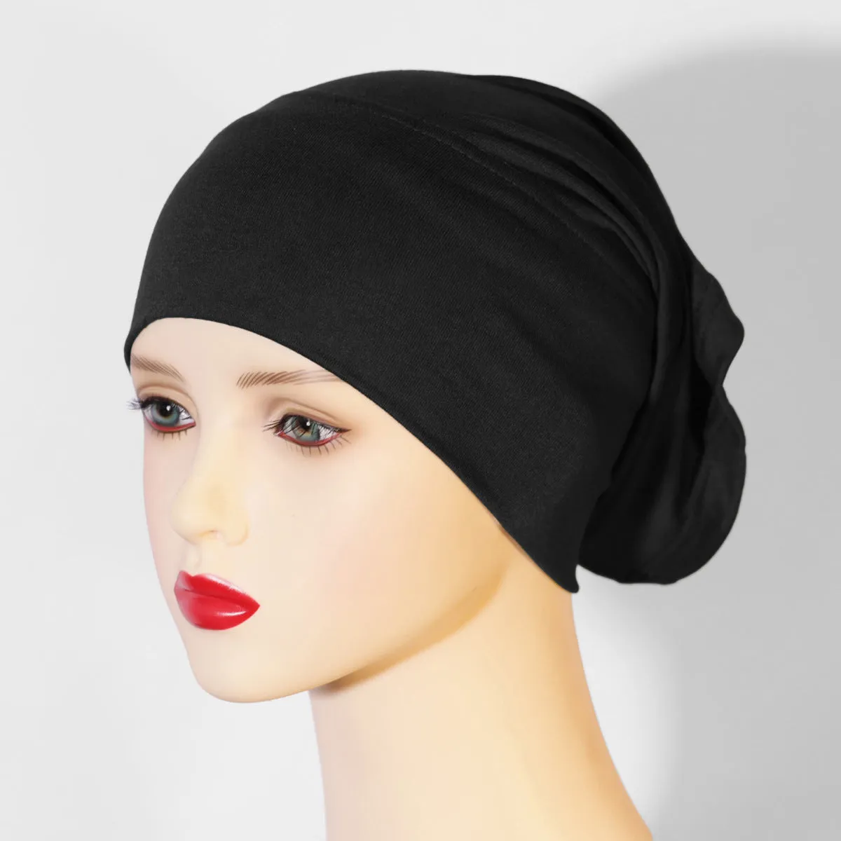 KGN-01 Base cap, no pilling, no fading, pure cotton headscarf for women, elastic and breathable plain hijab  instant hijab