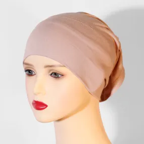 KGN-01 Base cap, no pilling, no fading, pure cotton headscarf for women, elastic and breathable plain hijab  instant hijab