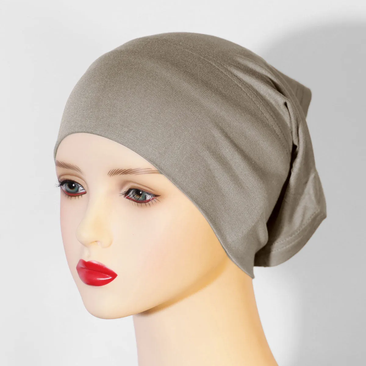 KGN-01 Base cap, no pilling, no fading, pure cotton headscarf for women, elastic and breathable plain hijab  instant hijab