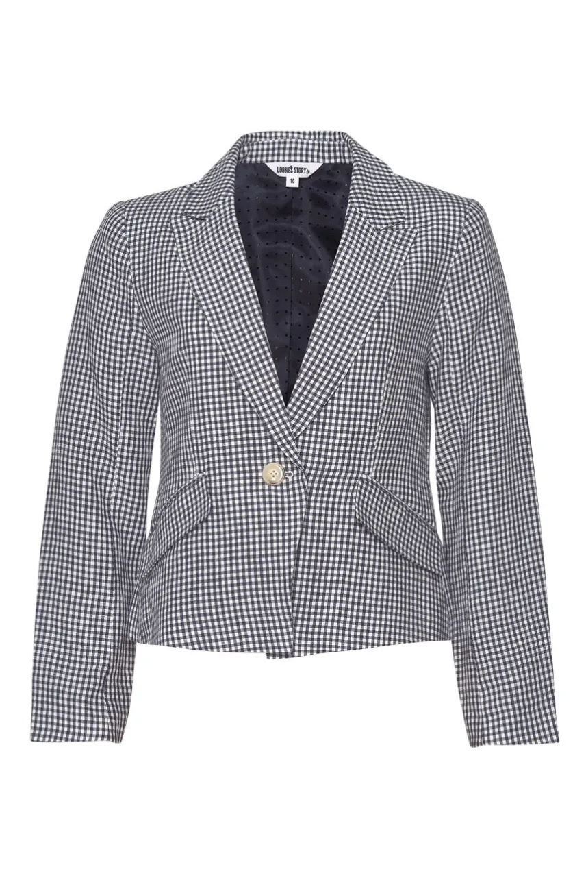 Kidston Jacket in Indigo Check