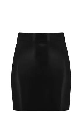 Latex Mini Skirt