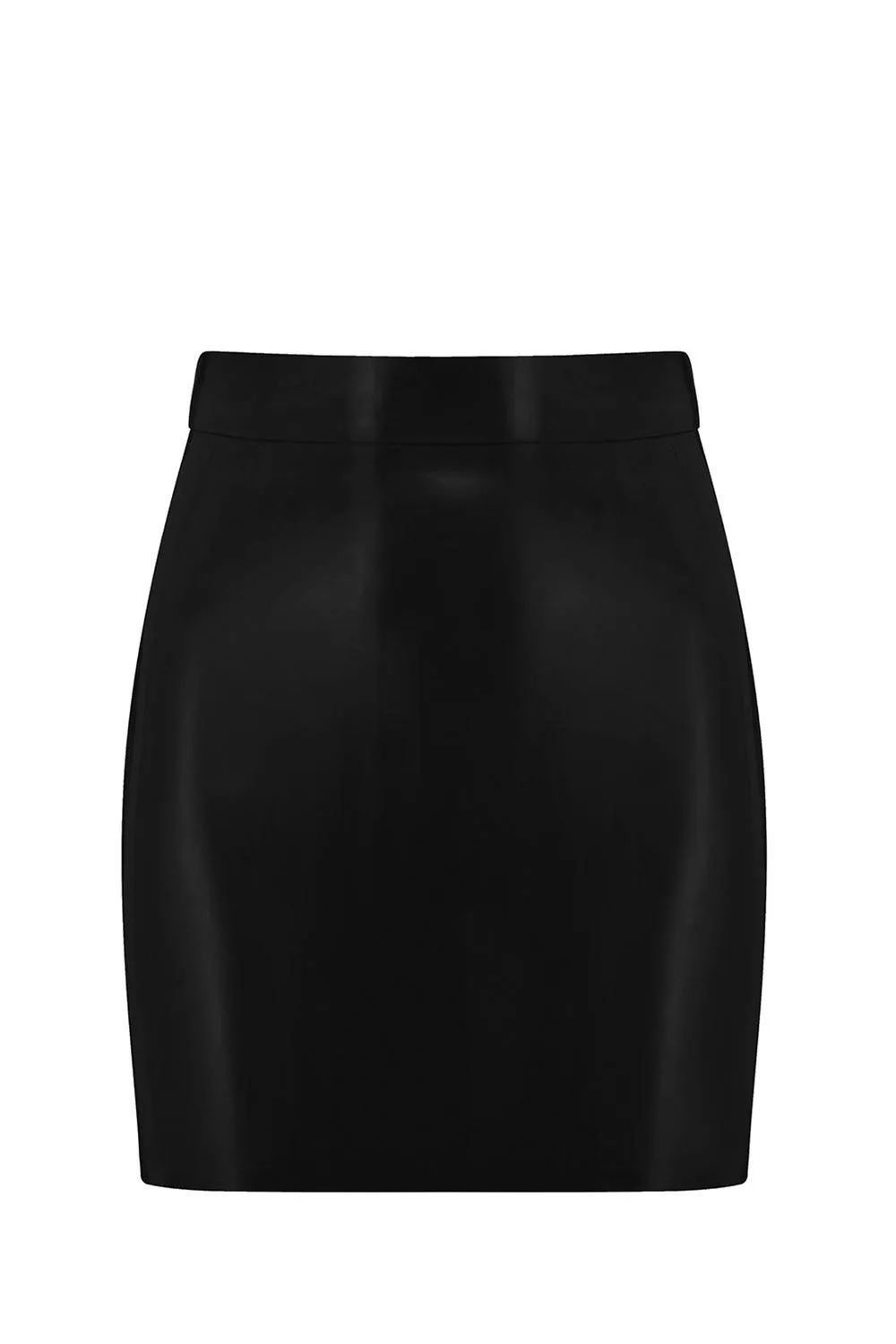 Latex Mini Skirt