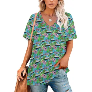 Let's Cruise Women's V-Neck T-Shirt